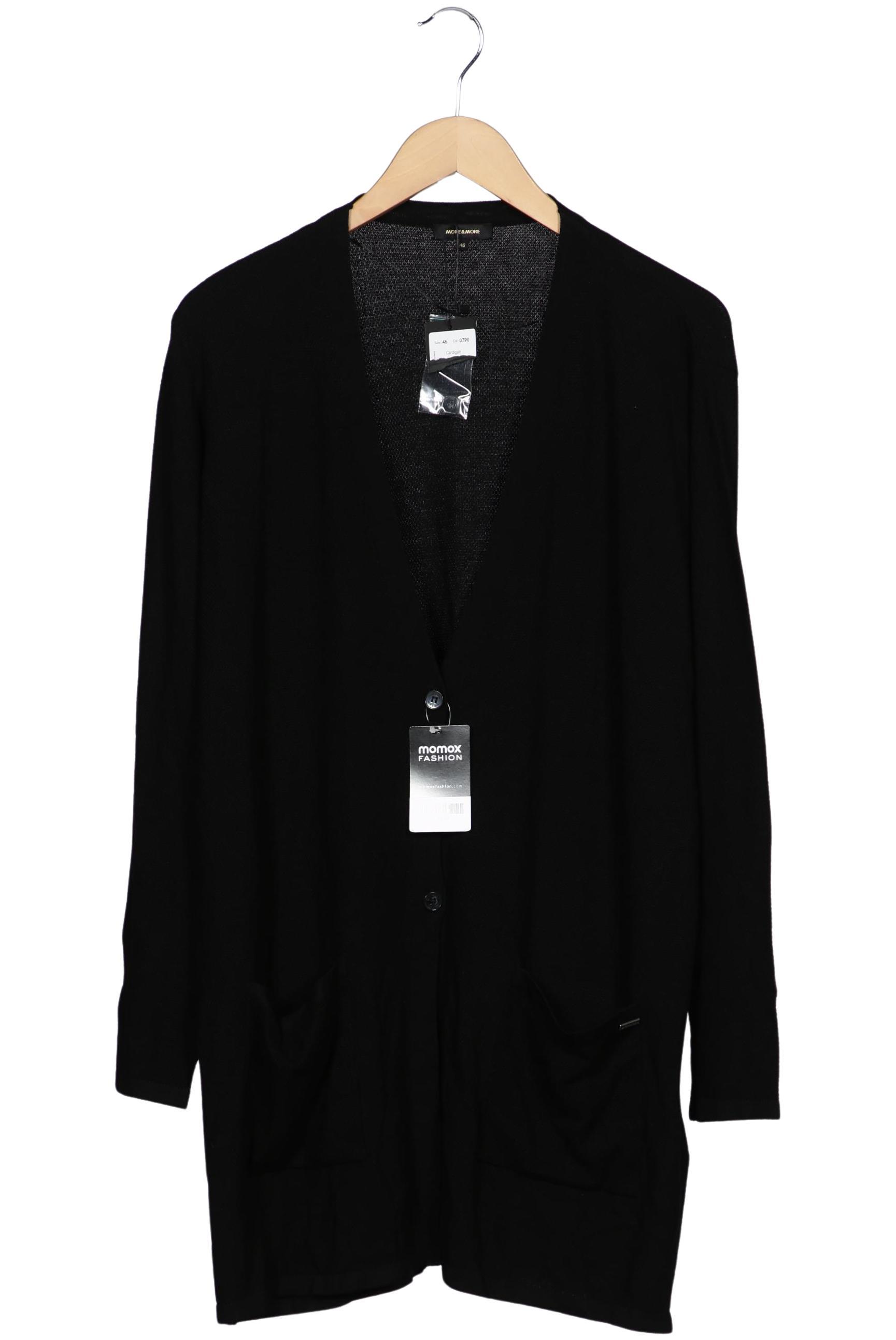 

More & More Damen Strickjacke, schwarz, Gr. 46