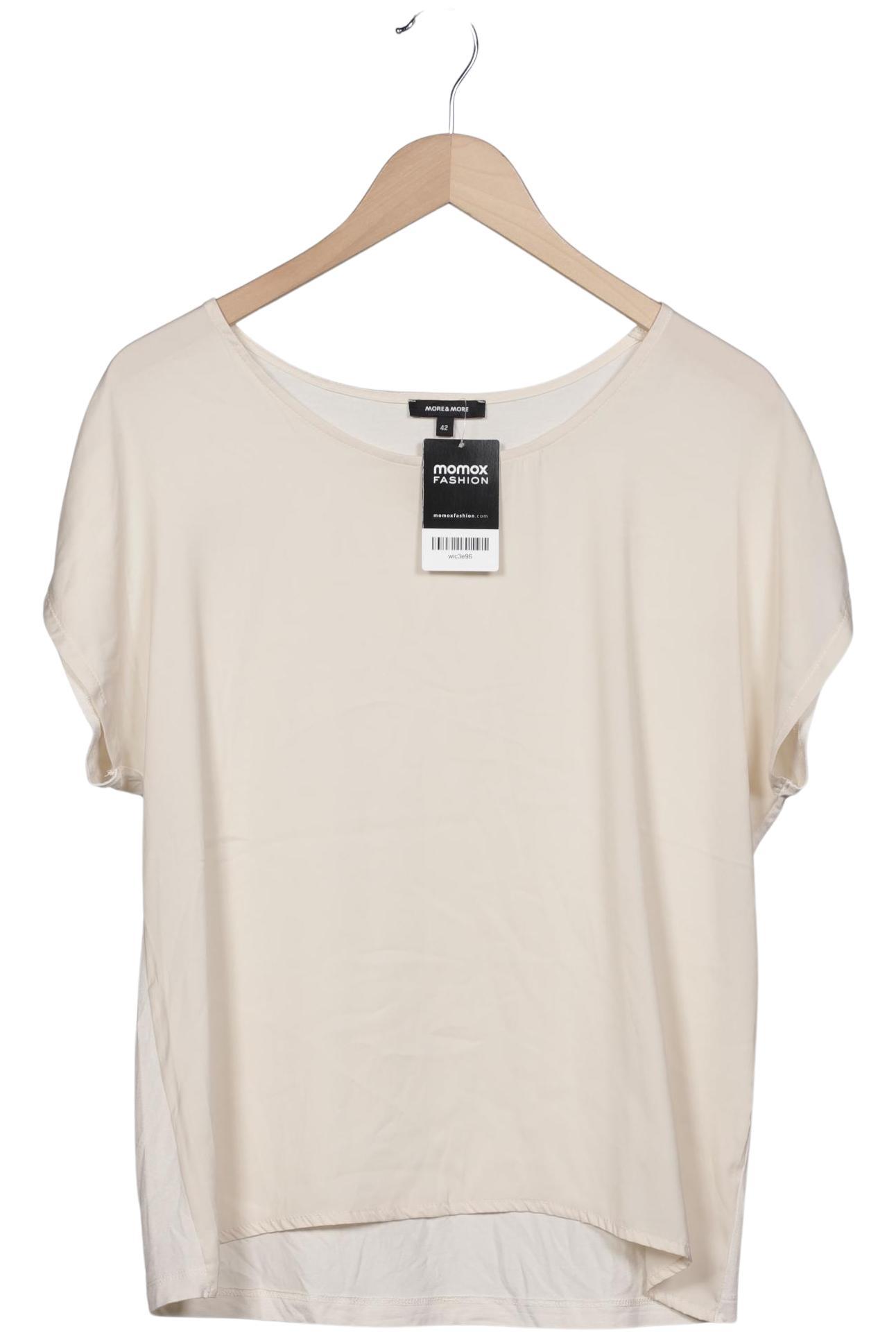 

More & More Damen T-Shirt, cremeweiß, Gr. 42