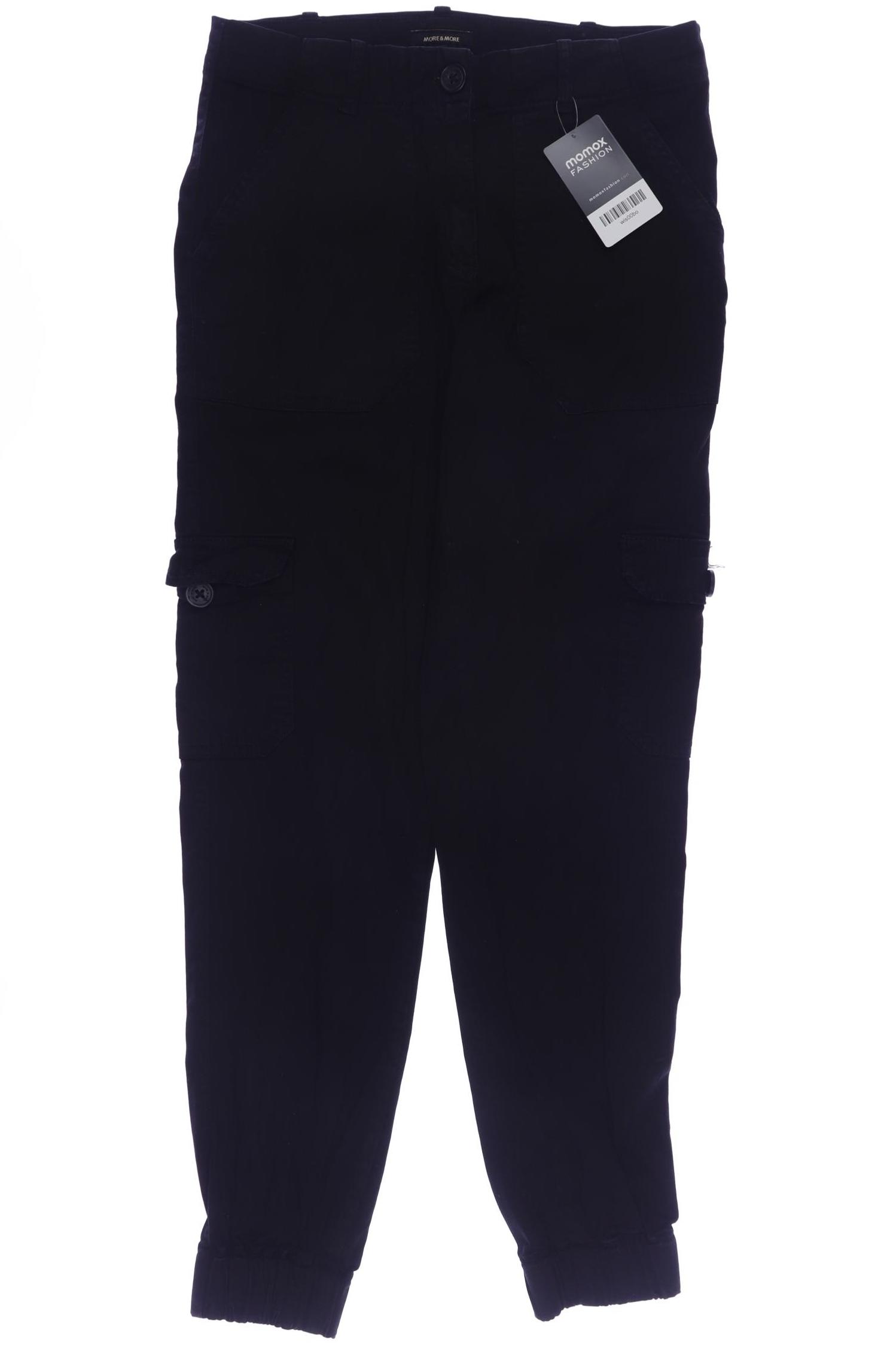 

More & More Damen Stoffhose, schwarz, Gr. 34