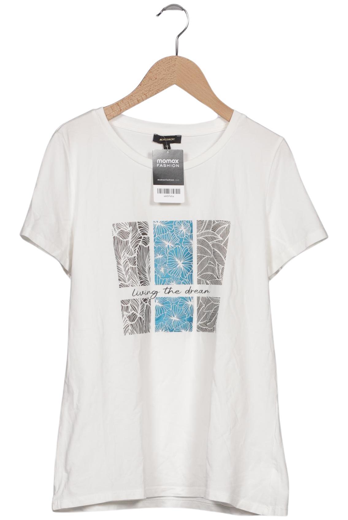 

More & More Damen T-Shirt, weiß, Gr. 38
