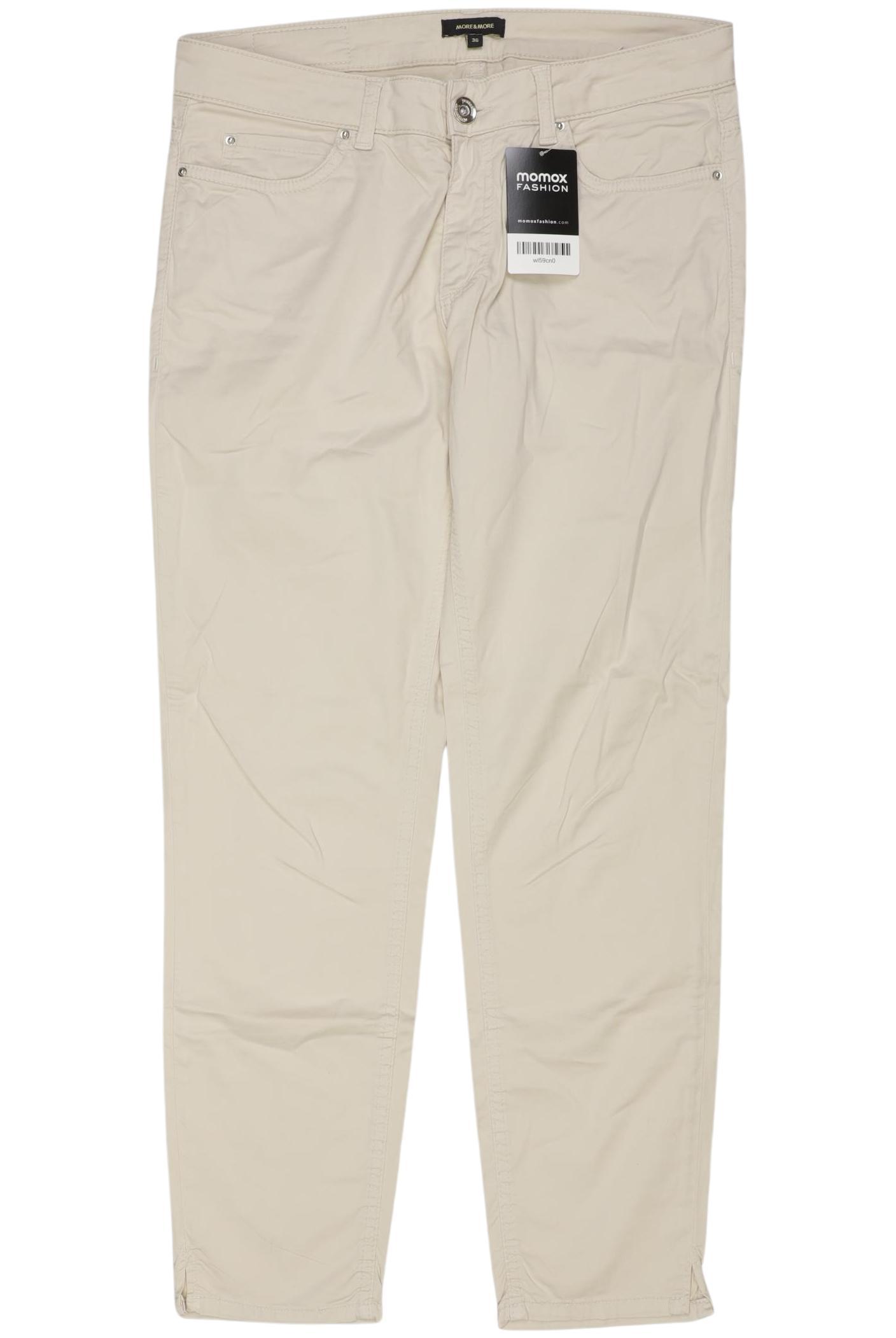 

More & More Damen Stoffhose, cremeweiß, Gr. 36