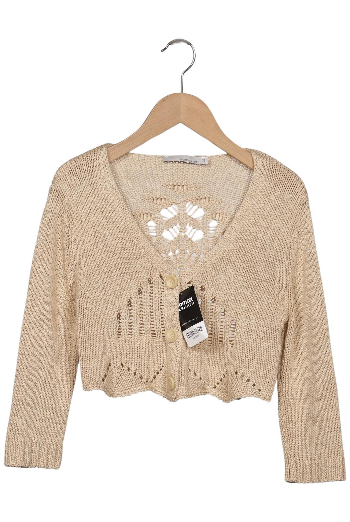 

More & More Damen Strickjacke, beige, Gr. 38