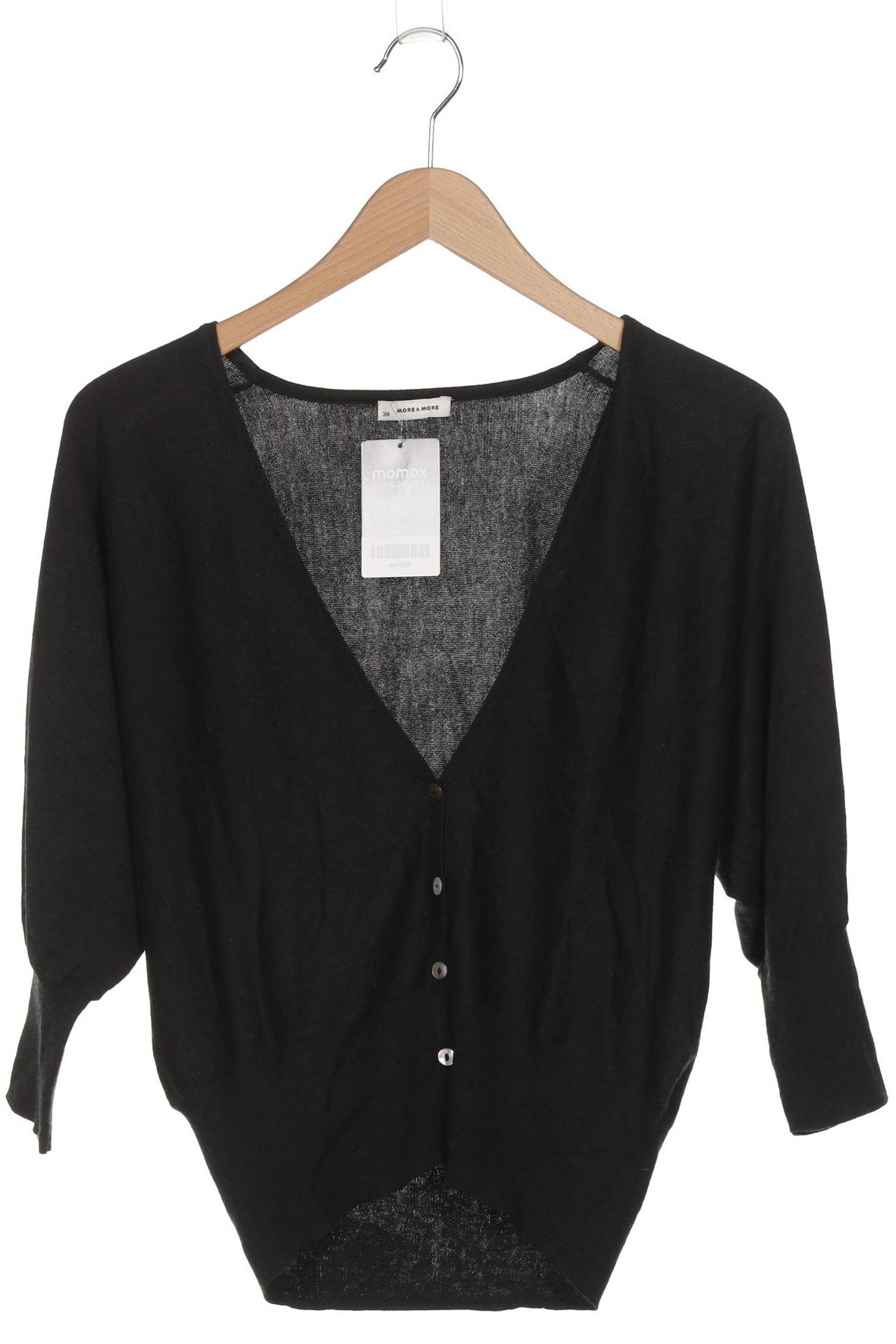 

More & More Damen Strickjacke, schwarz, Gr. 38
