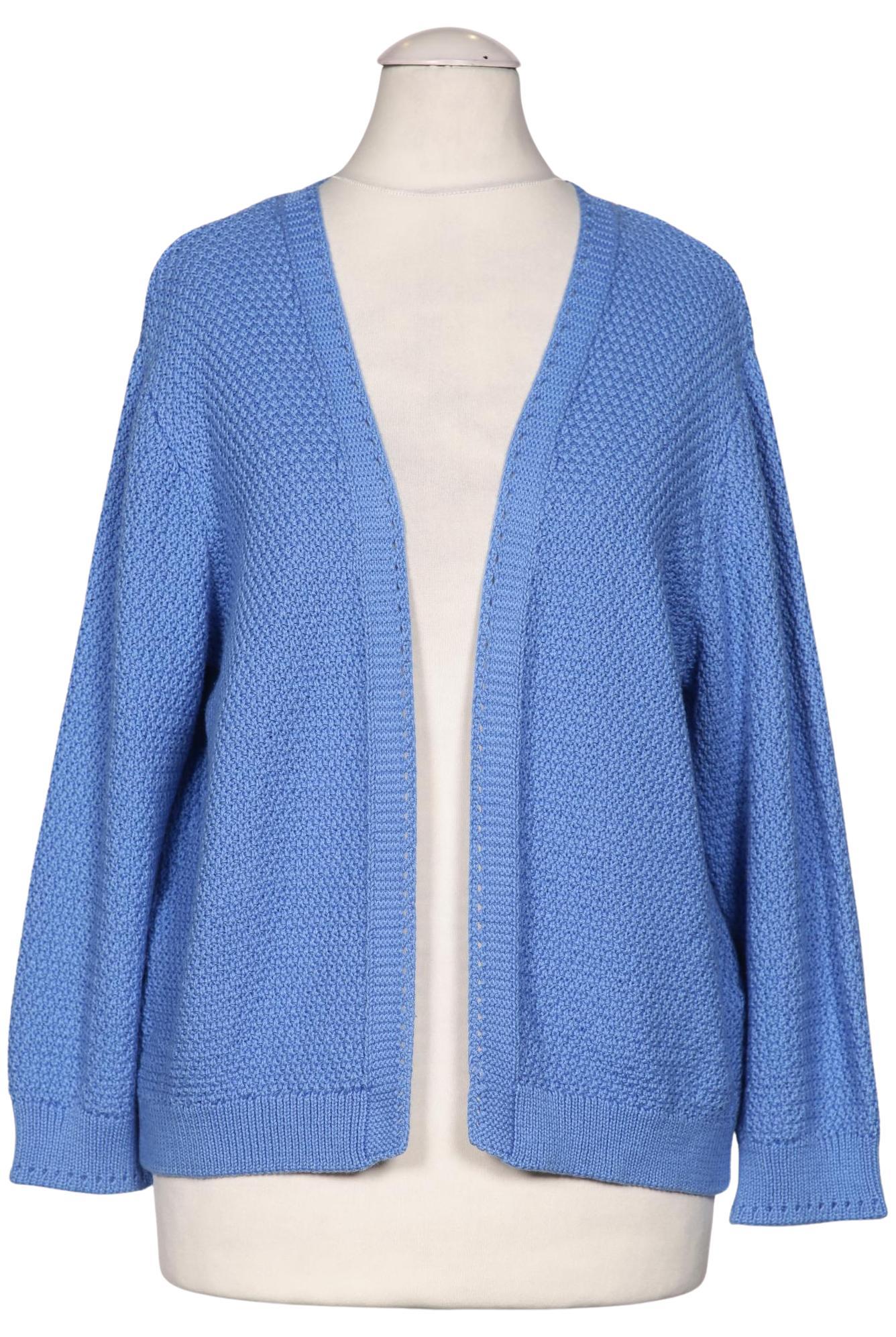 

More & More Damen Strickjacke, hellblau, Gr. 36
