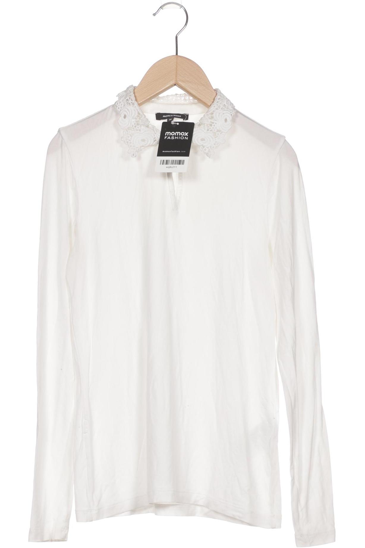 

More & More Damen Langarmshirt, weiß, Gr. 36