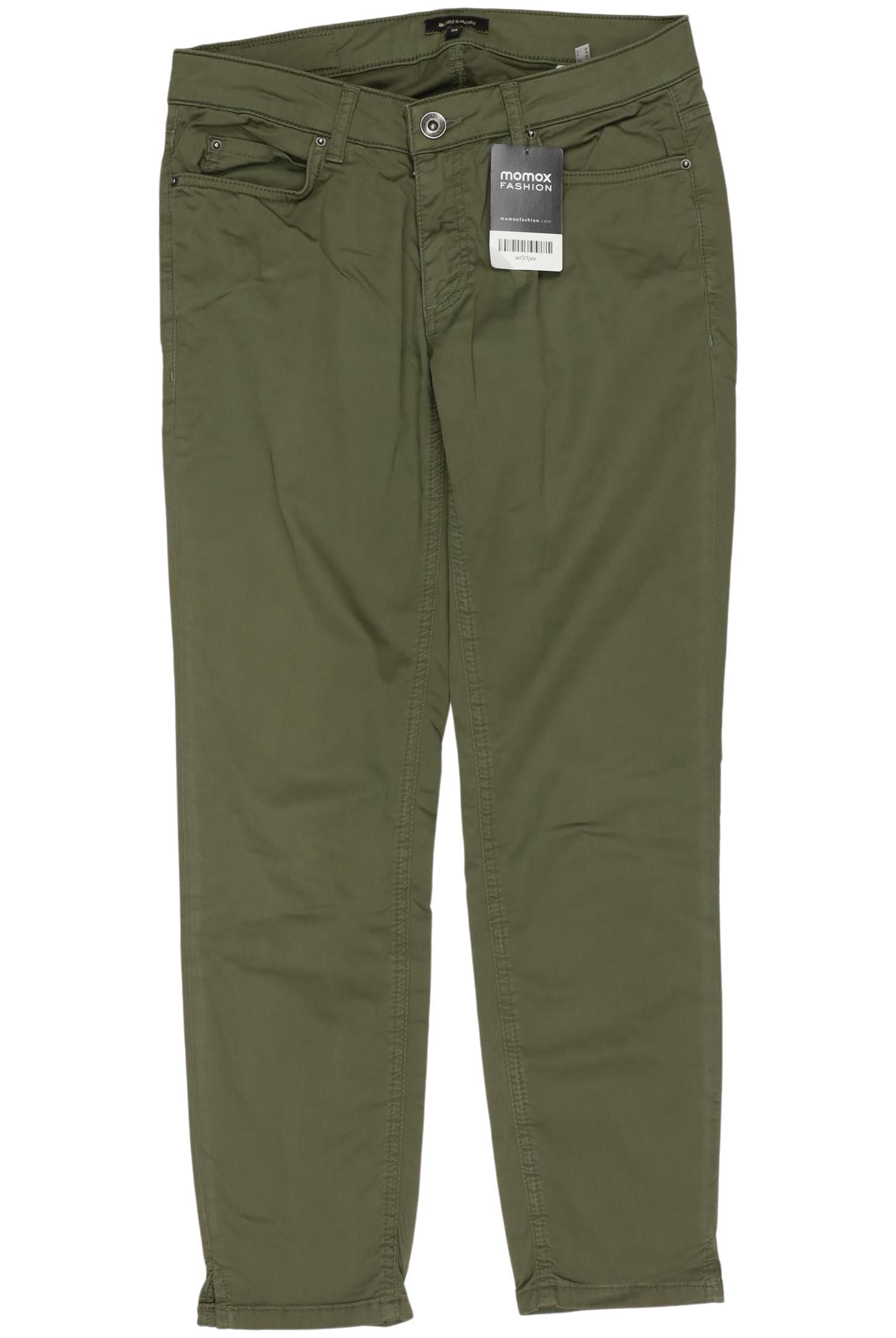 

More & More Damen Stoffhose, grün, Gr. 34