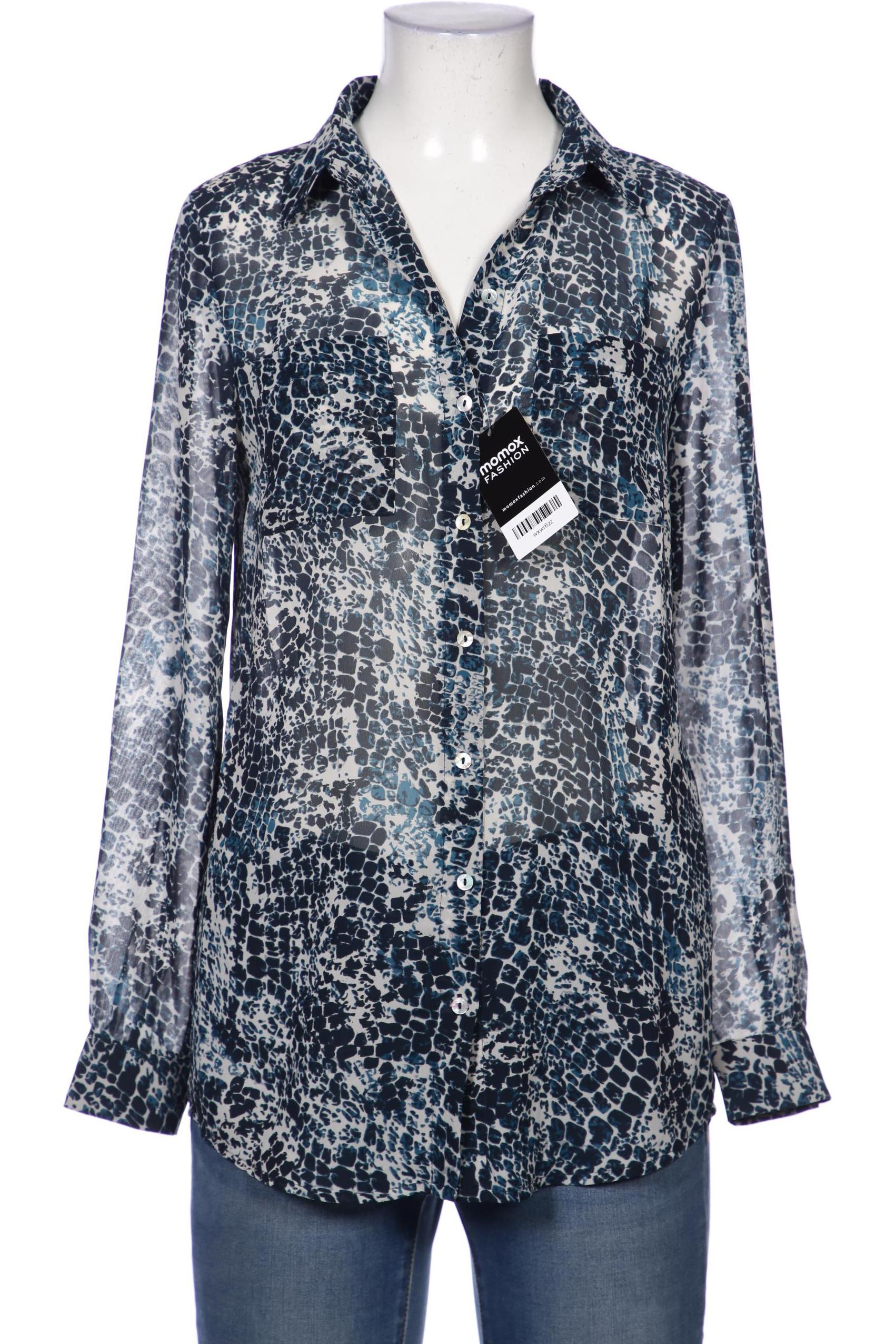 

More & More Damen Bluse, blau, Gr. 34
