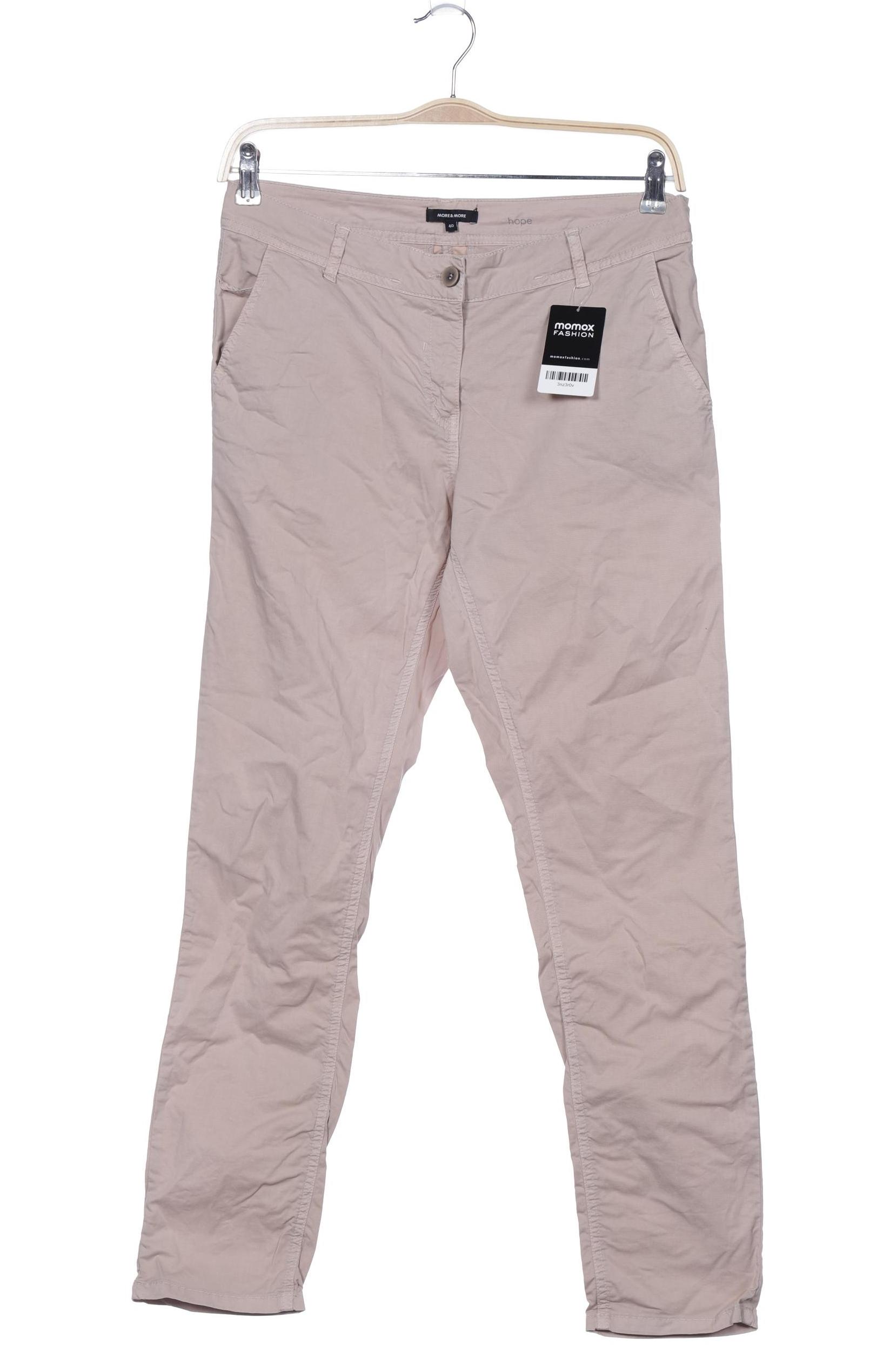 

More & More Damen Stoffhose, beige, Gr. 40