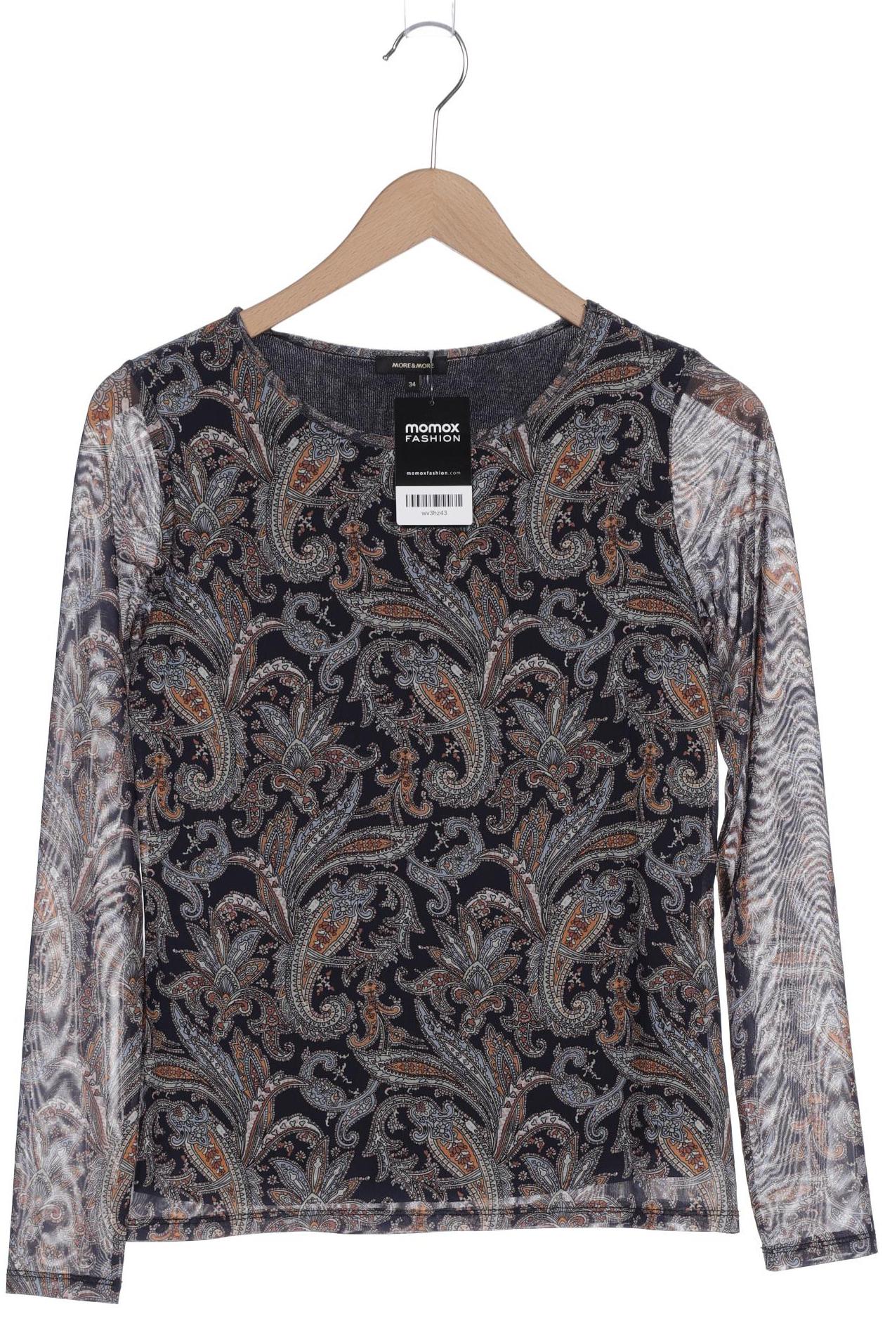 

More & More Damen Langarmshirt, marineblau, Gr. 34