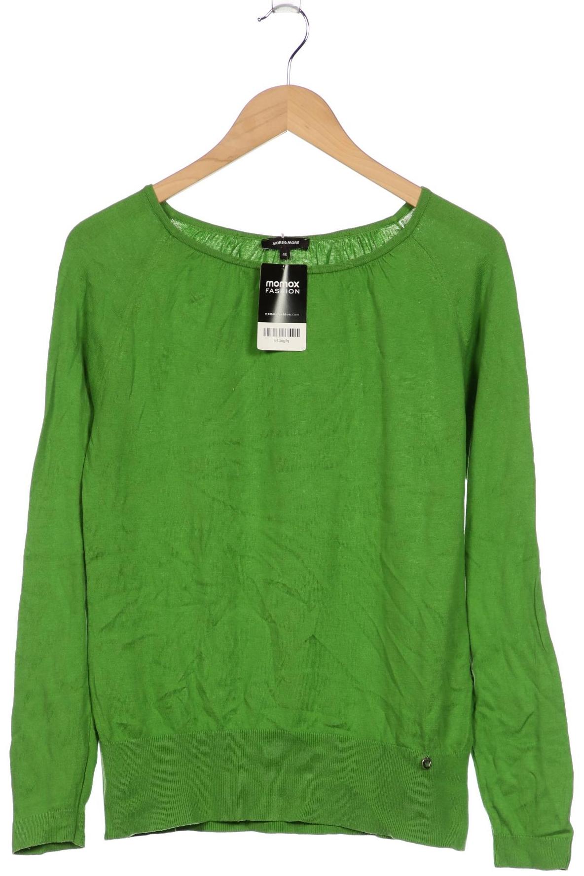 

More & More Damen Langarmshirt, grün, Gr. 40