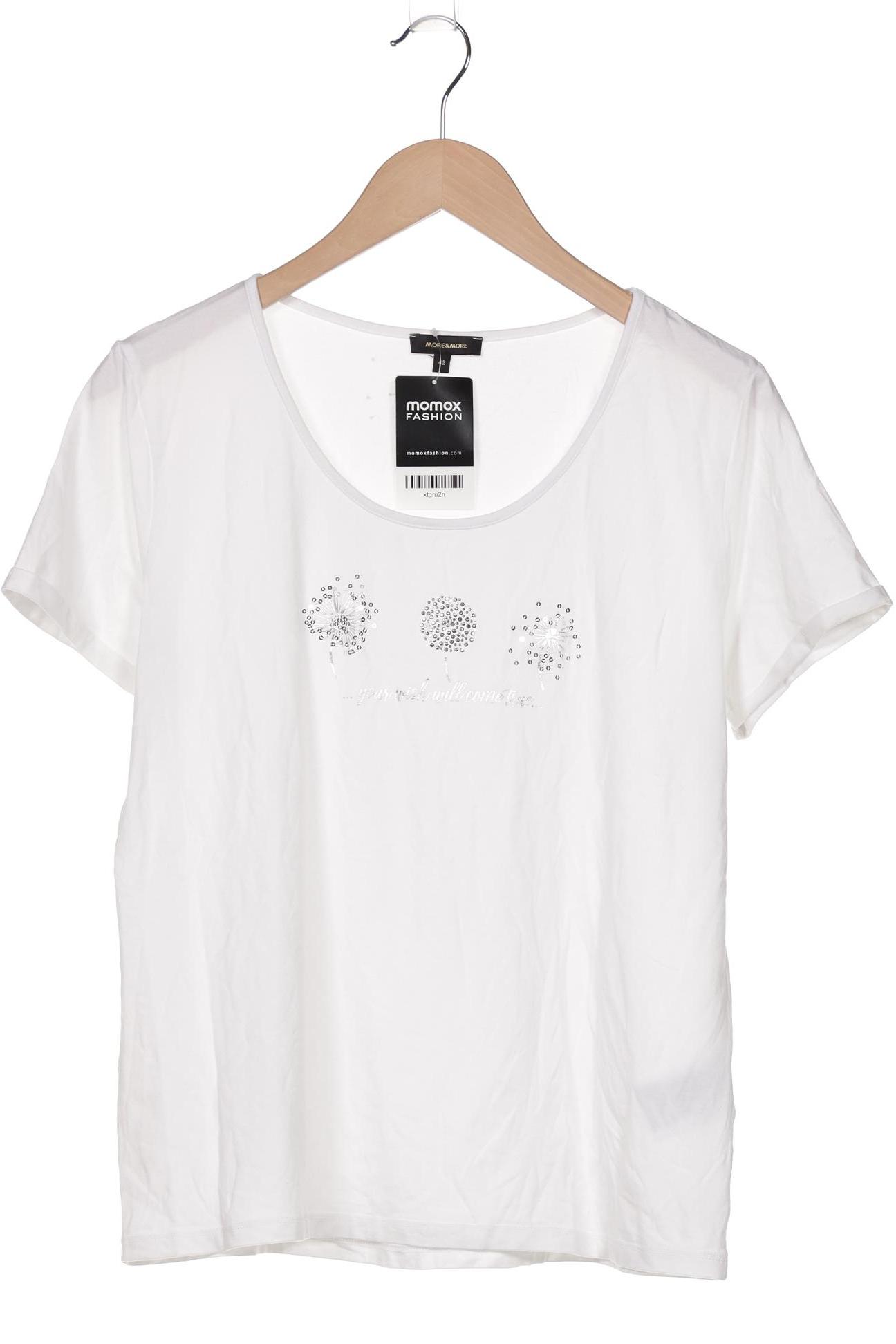 

More & More Damen T-Shirt, weiß, Gr. 42