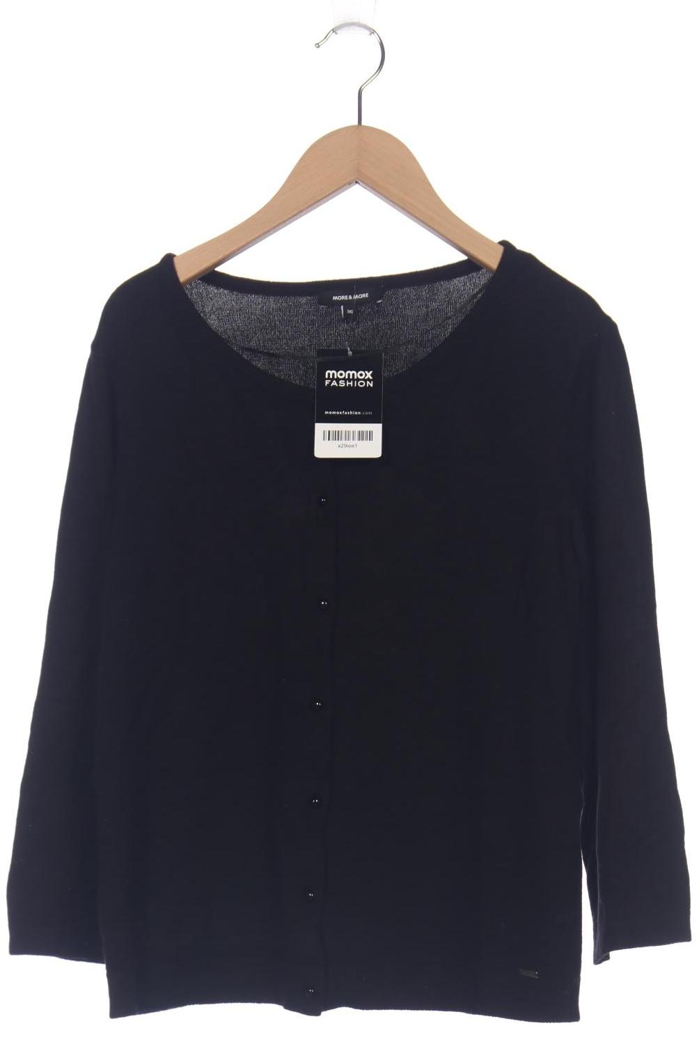 

More & More Damen Strickjacke, schwarz, Gr. 36