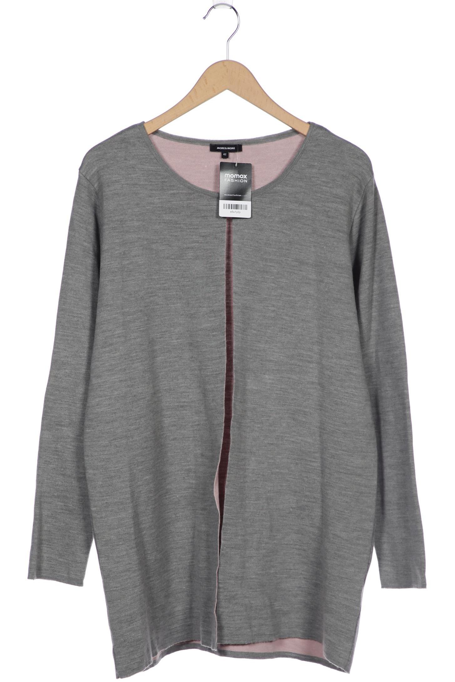 

More & More Damen Strickjacke, grau, Gr. 42