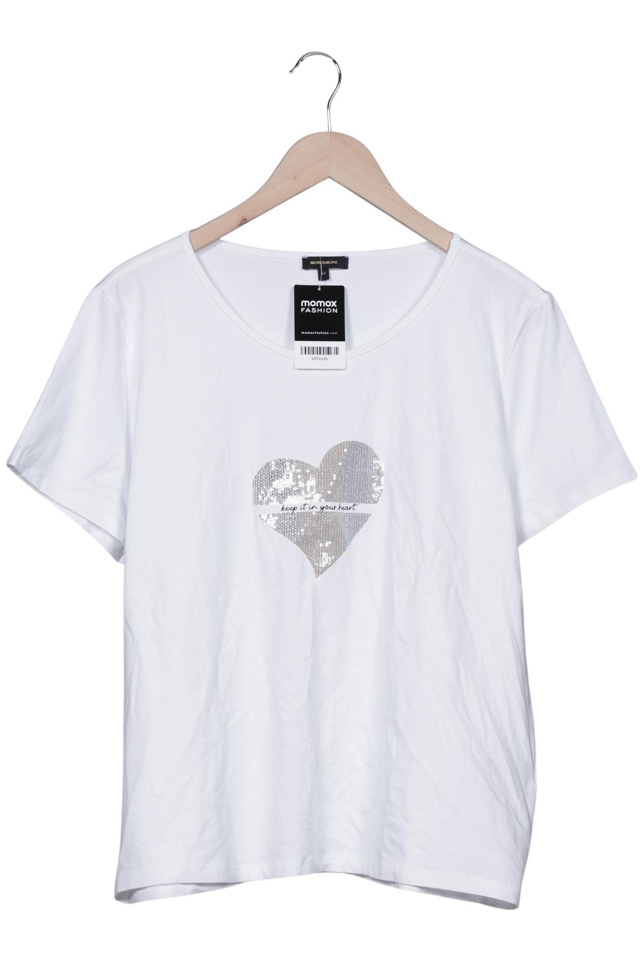 

More & More Damen T-Shirt, weiß, Gr. 44