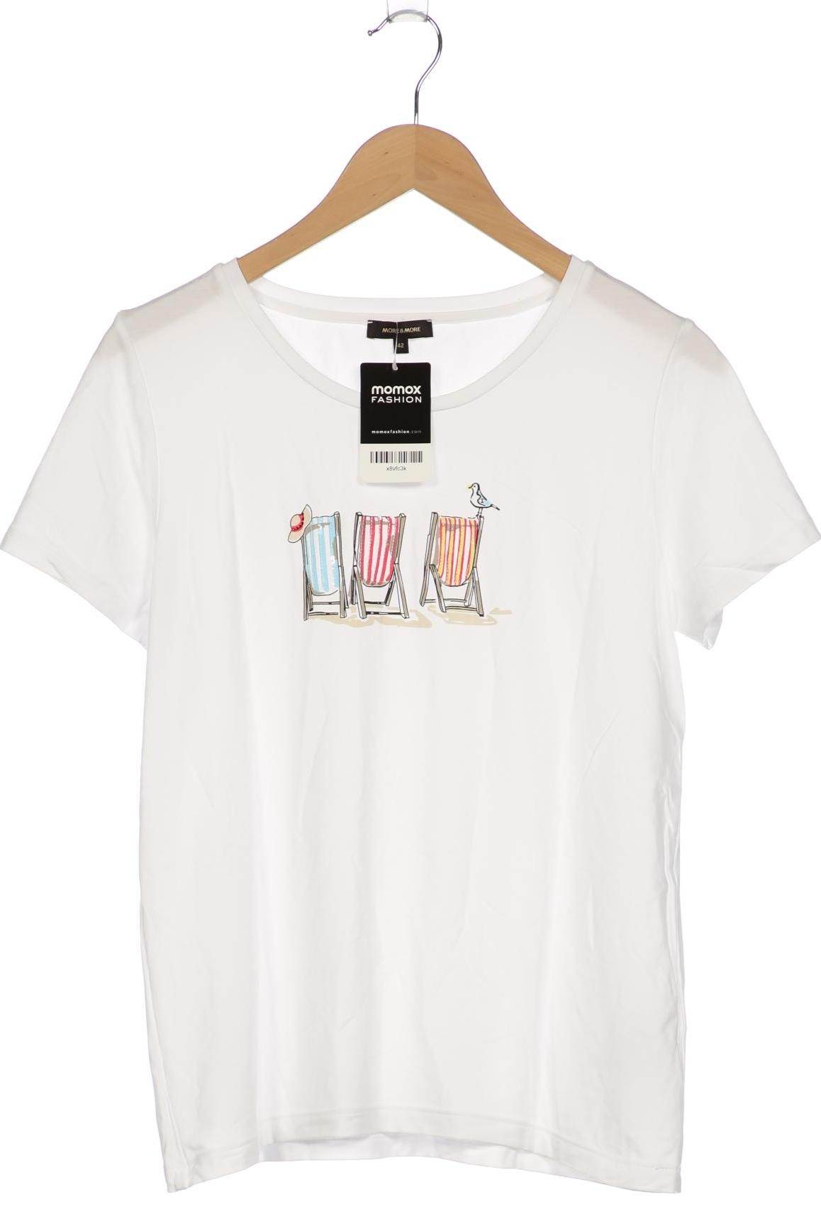 

More & More Damen T-Shirt, weiß, Gr. 42