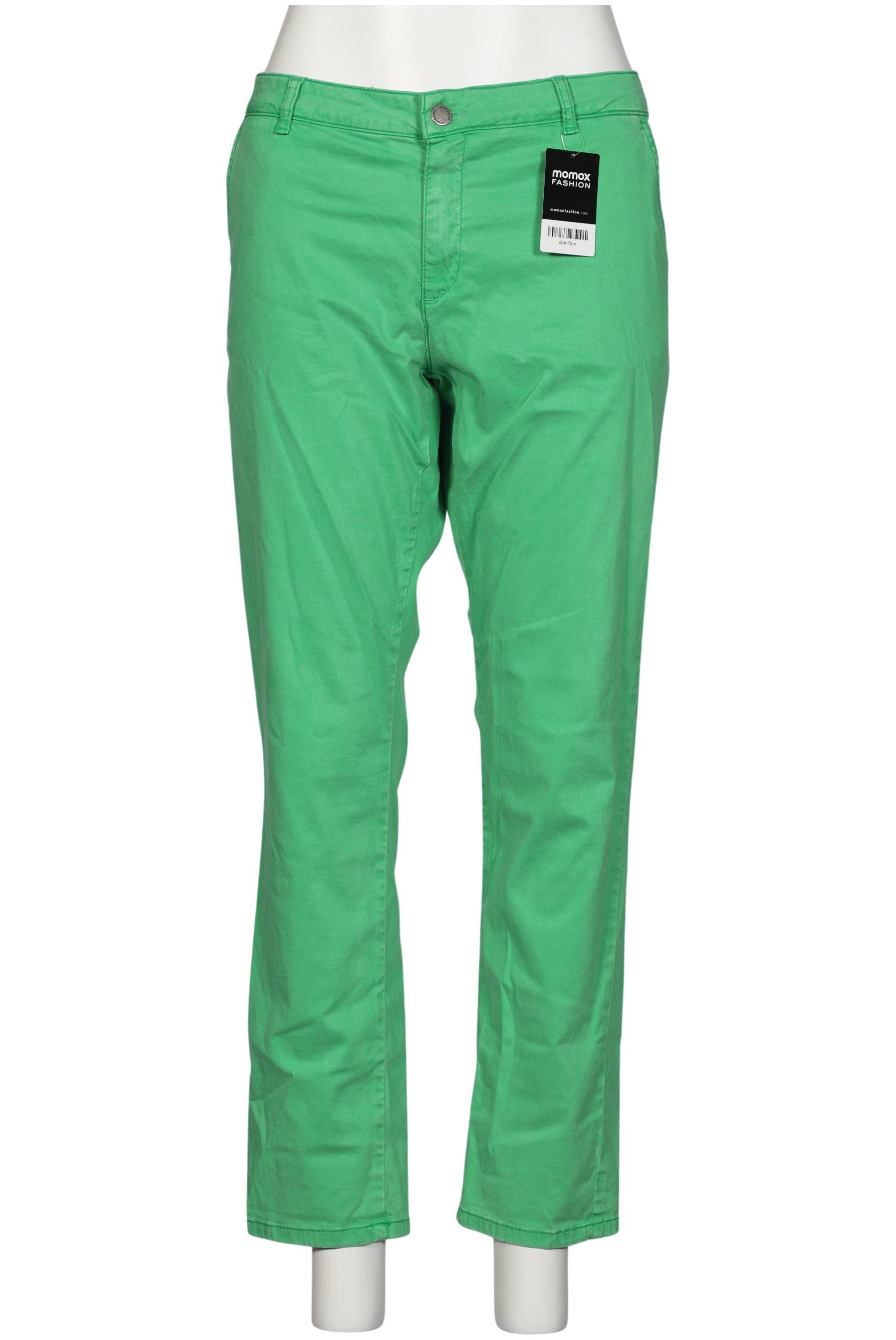 

More & More Damen Stoffhose, grün, Gr. 44