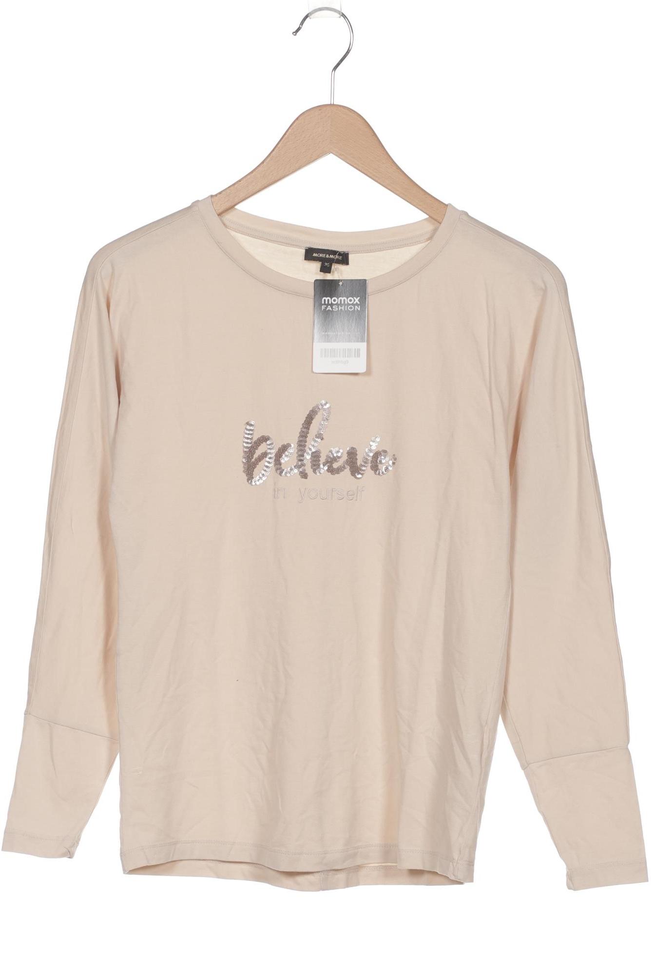 

More & More Damen Langarmshirt, beige, Gr. 36