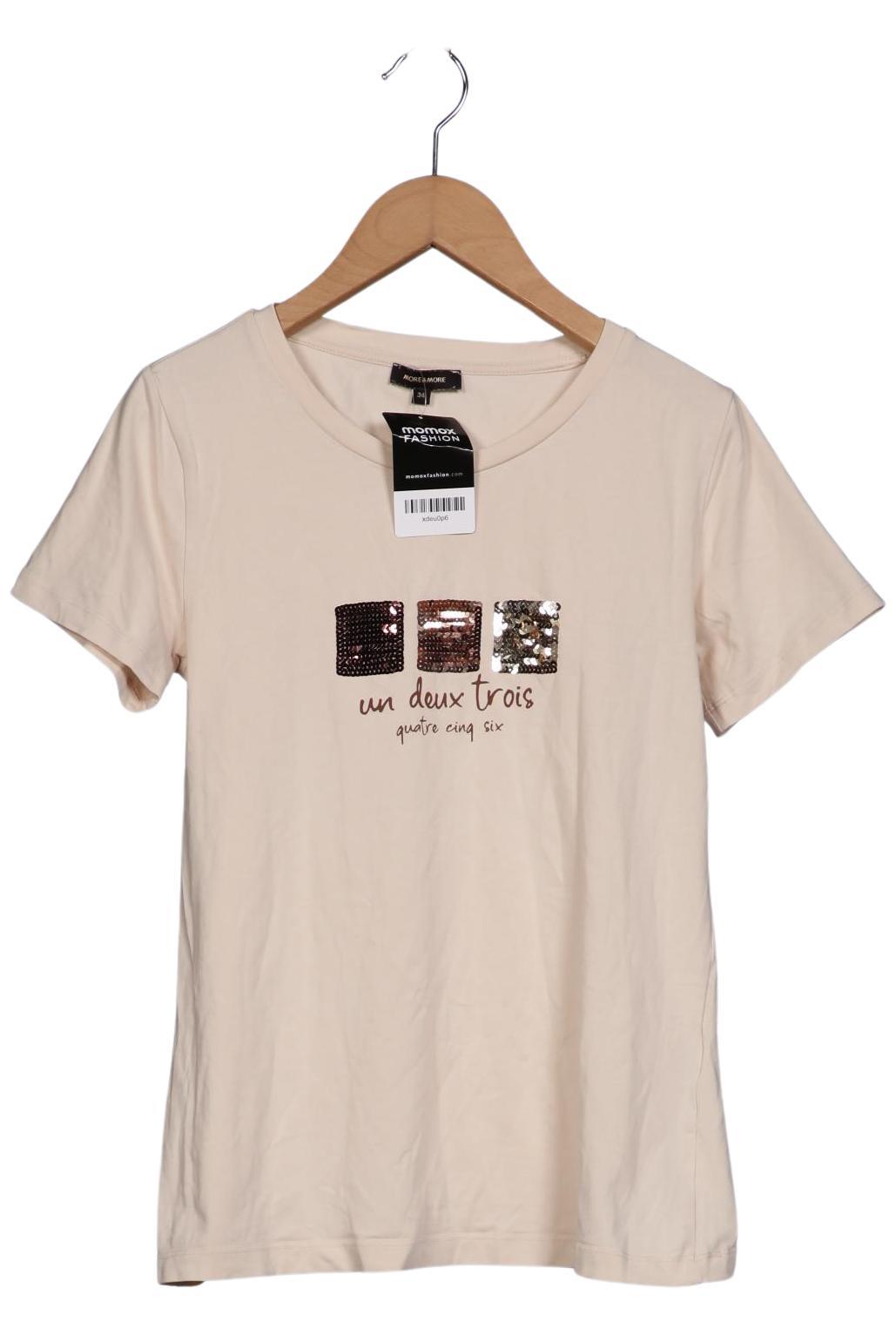 

More & More Damen T-Shirt, beige, Gr. 34