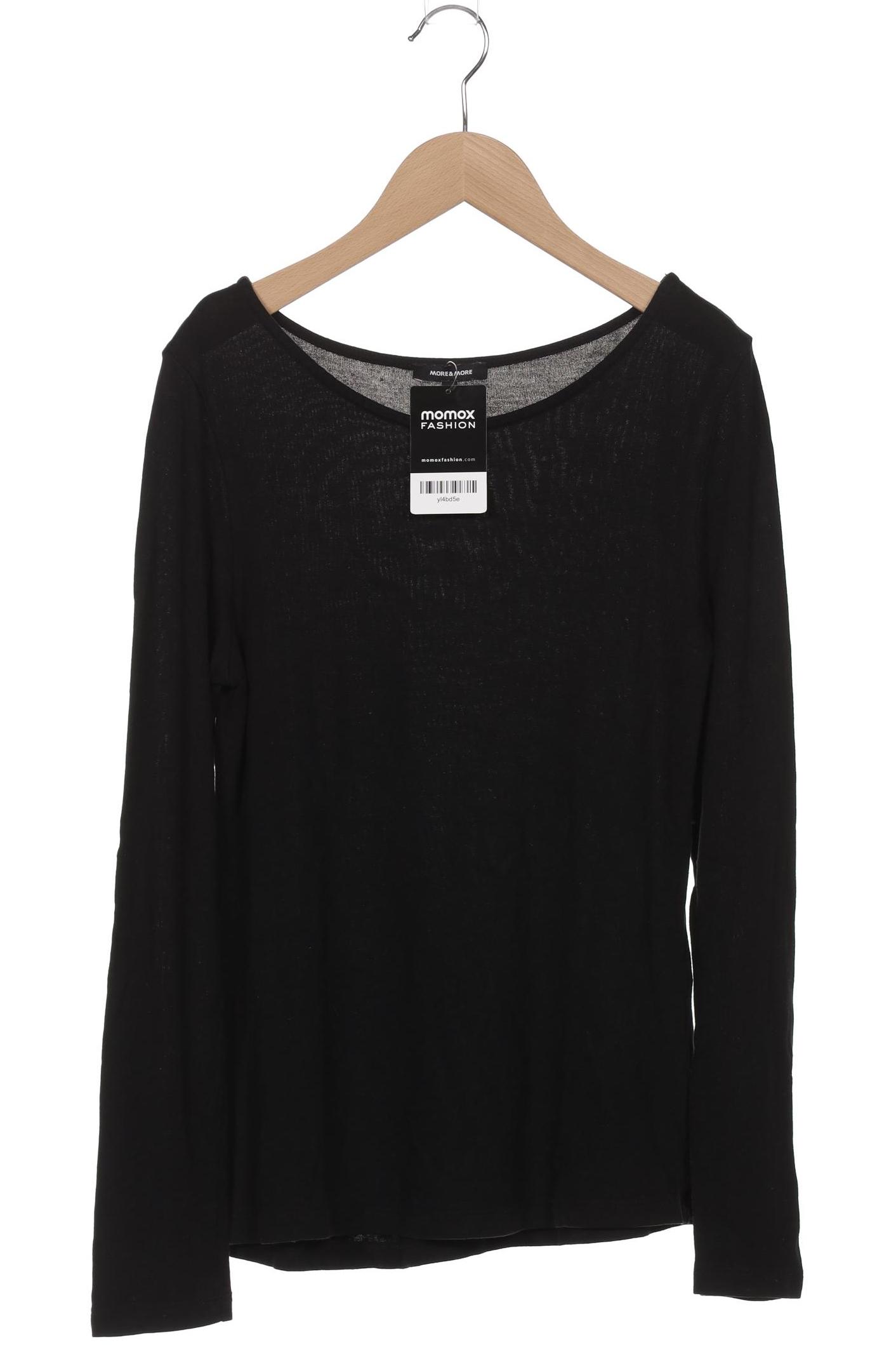 

More & More Damen Langarmshirt, schwarz, Gr. 40