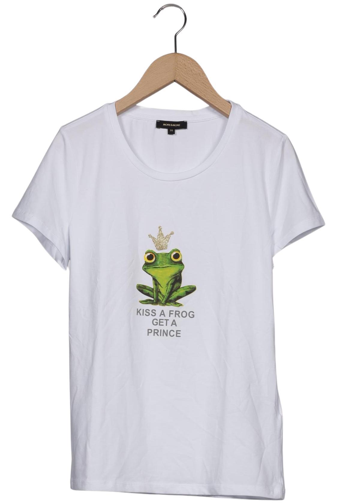 

More & More Damen T-Shirt, weiß, Gr. 36