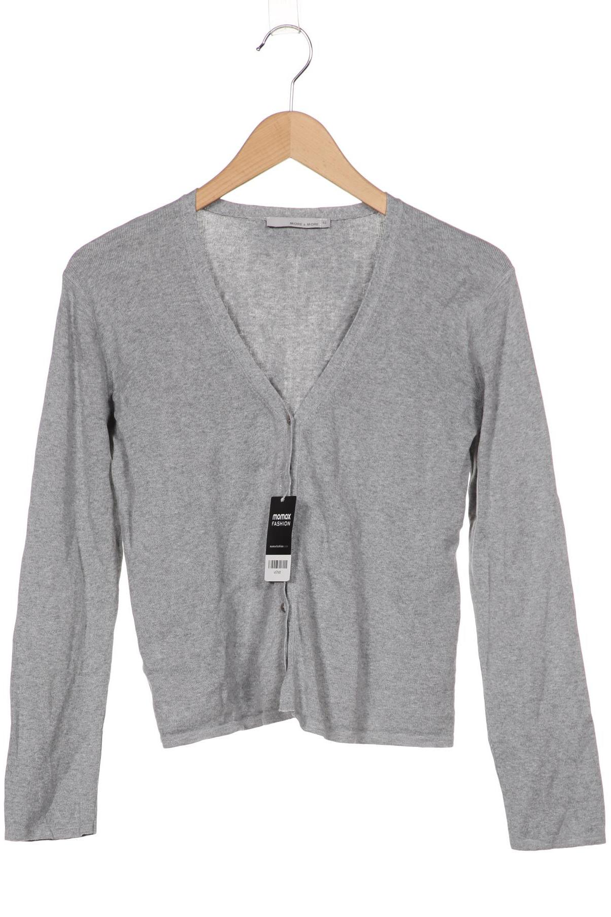 

More & More Damen Strickjacke, grau, Gr. 40
