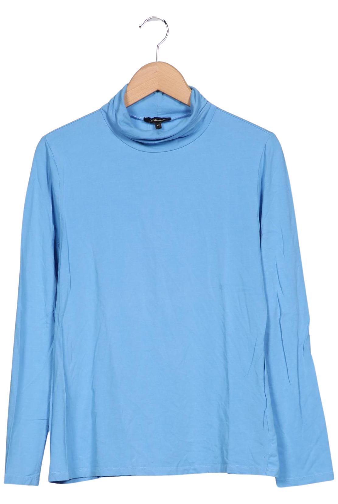 

More & More Damen Langarmshirt, hellblau, Gr. 42