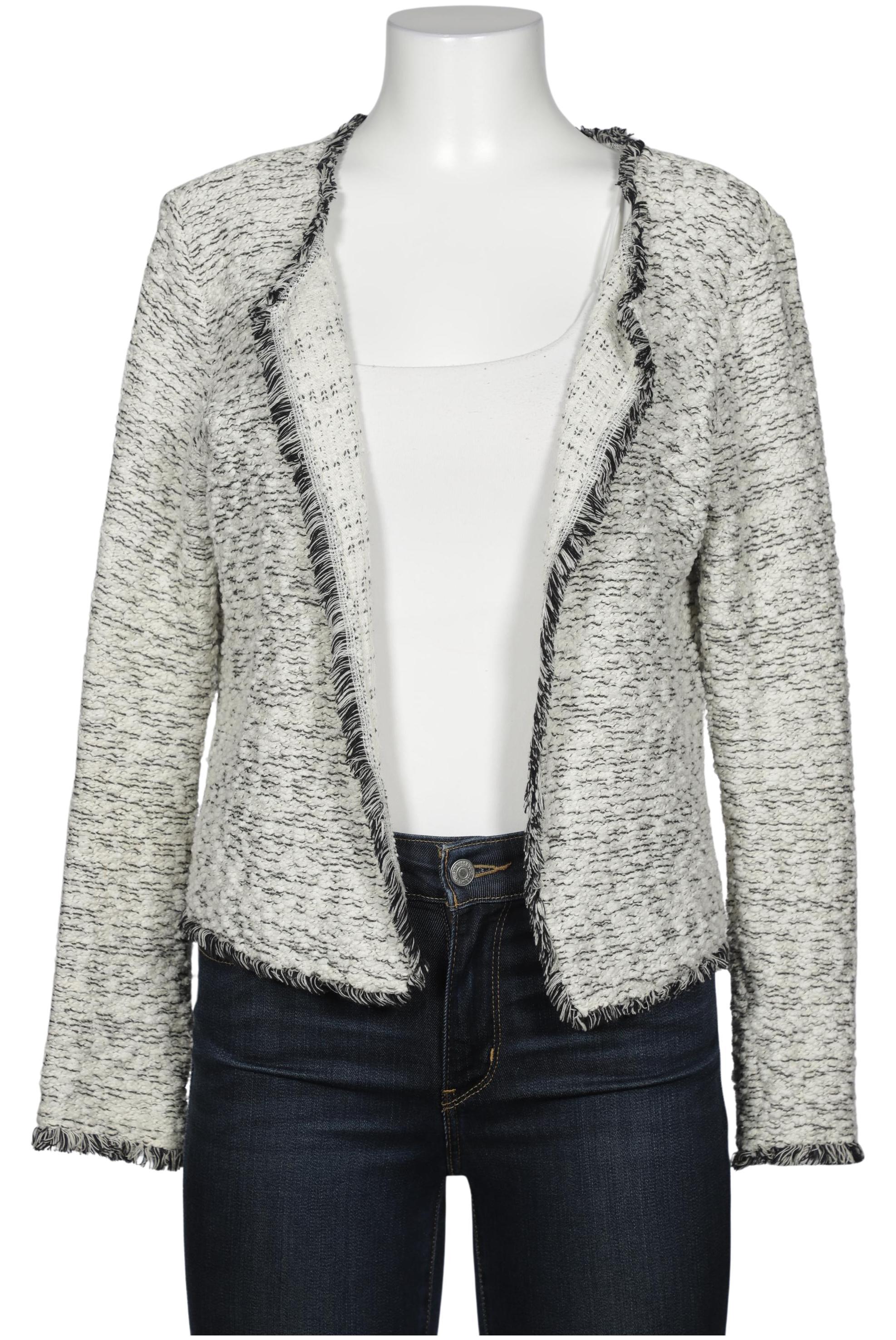

More & More Damen Strickjacke, weiß, Gr. 38