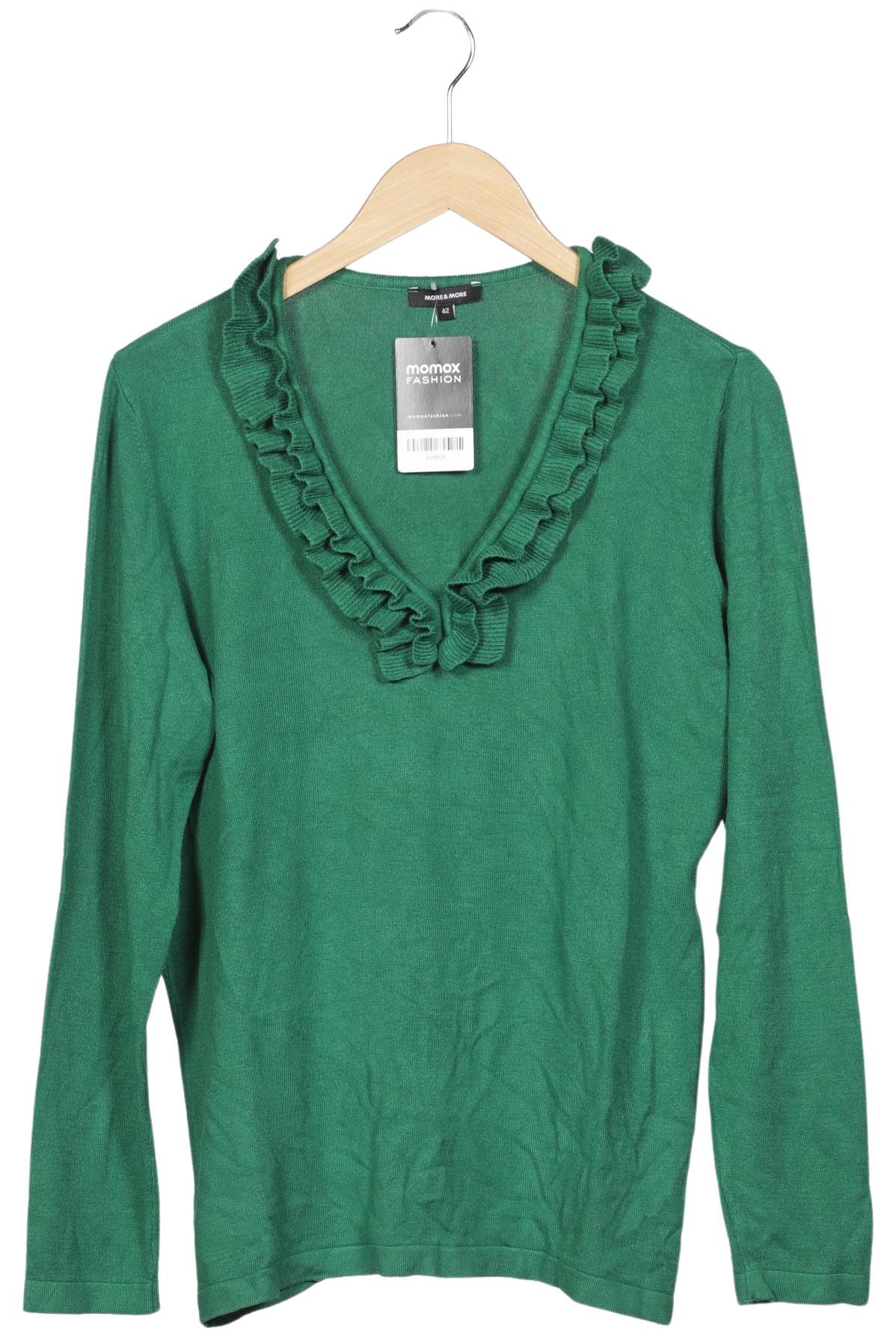 

More & More Damen Pullover, grün, Gr. 42