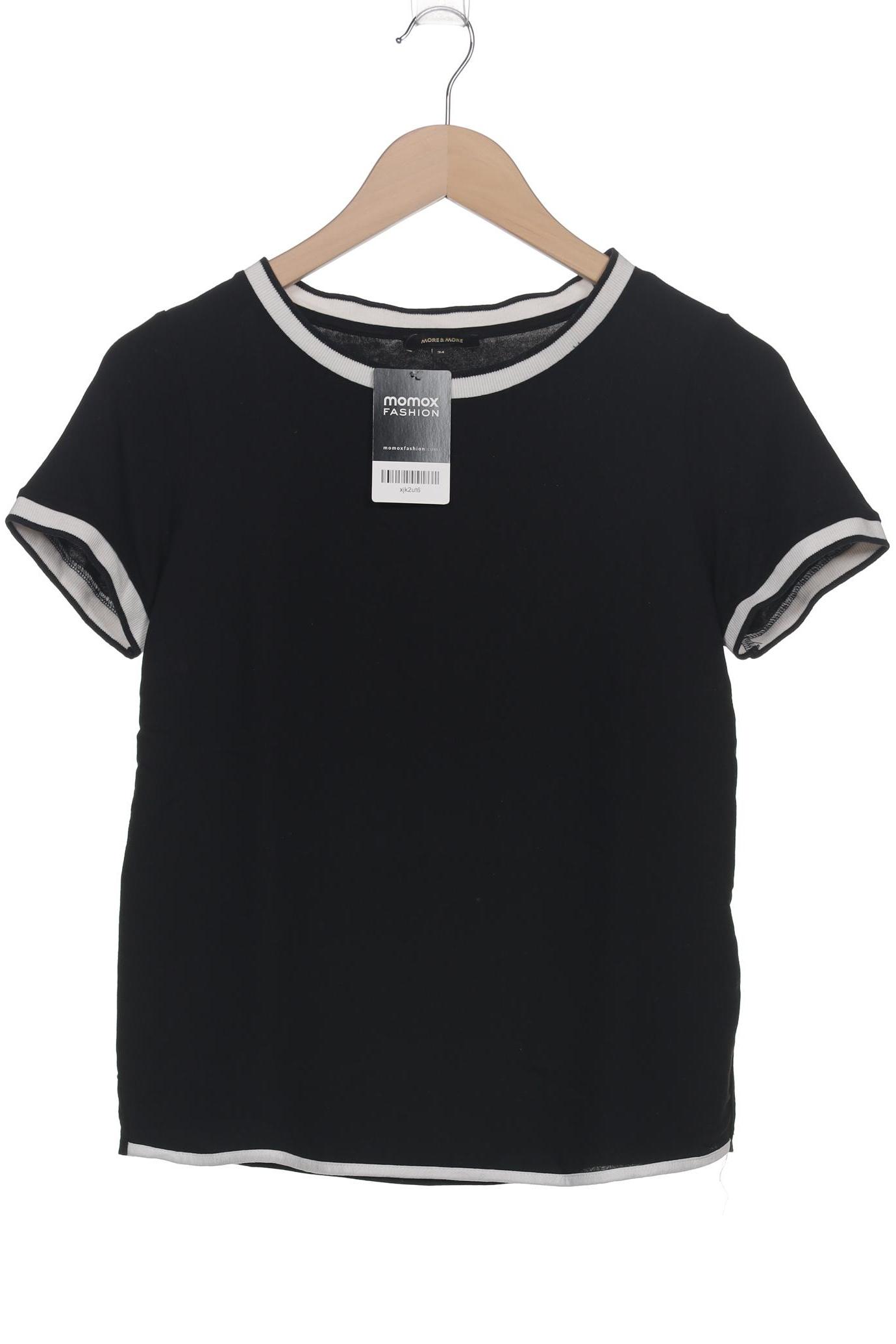 

More & More Damen T-Shirt, schwarz, Gr. 34