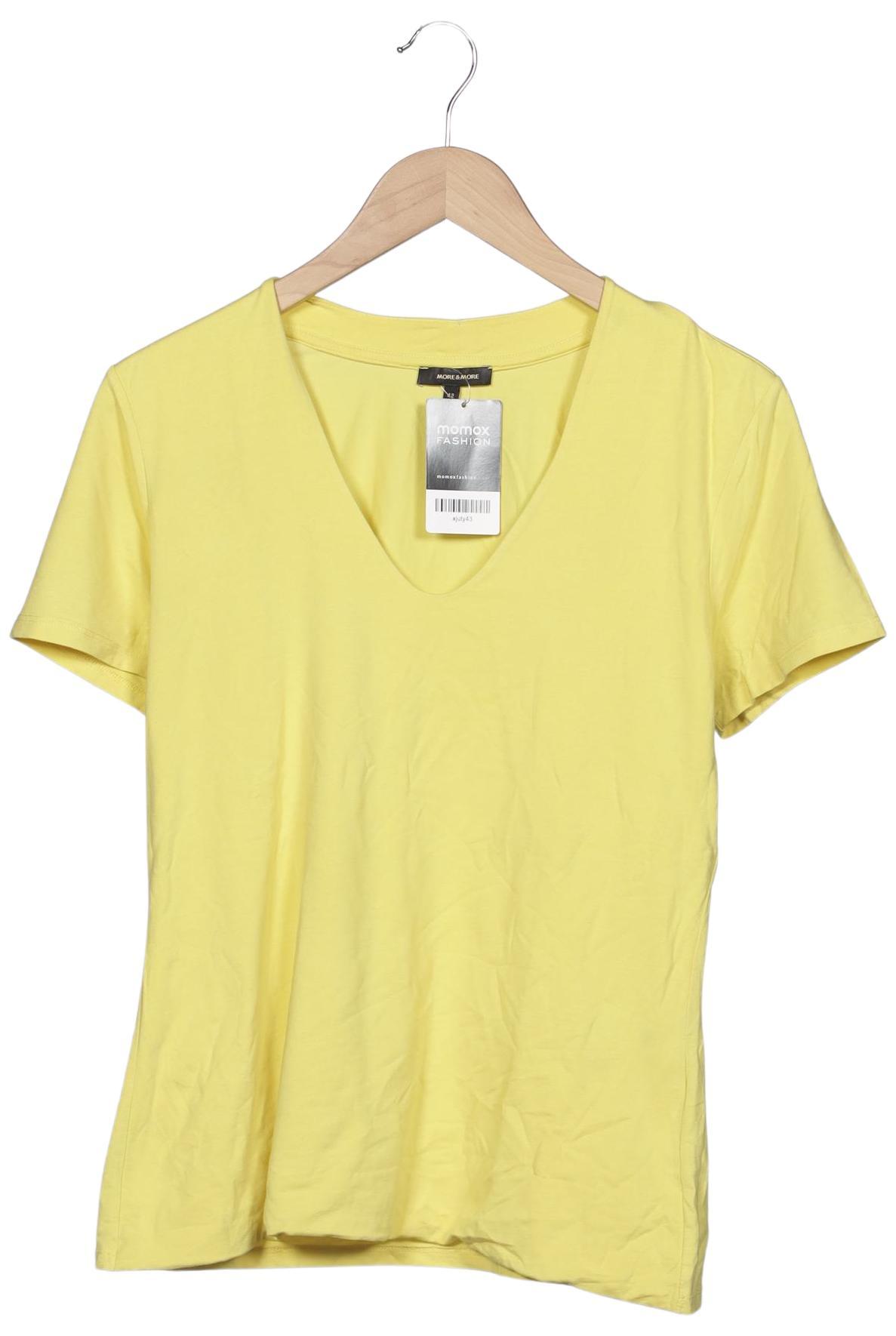 

More & More Damen T-Shirt, gelb, Gr. 42