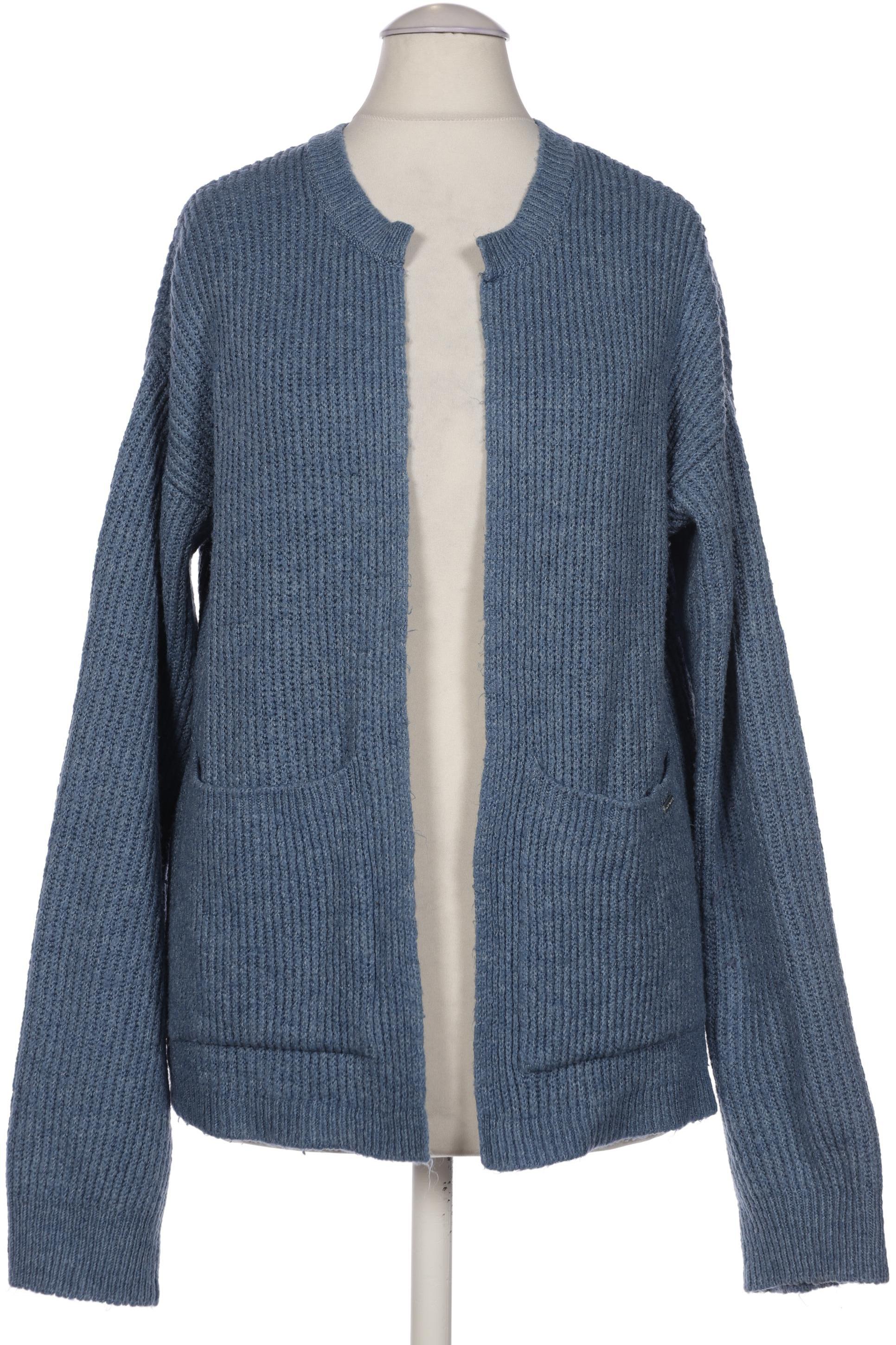 

More & More Damen Strickjacke, blau, Gr. 34