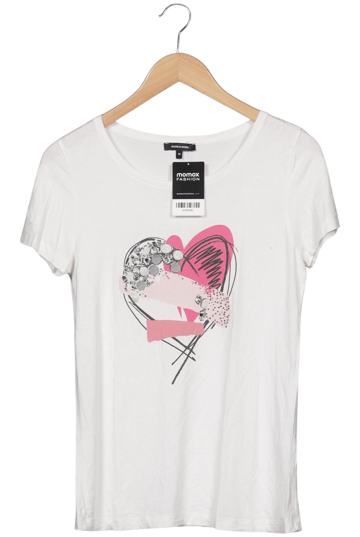 

More & More Damen T-Shirt, weiß, Gr. 38
