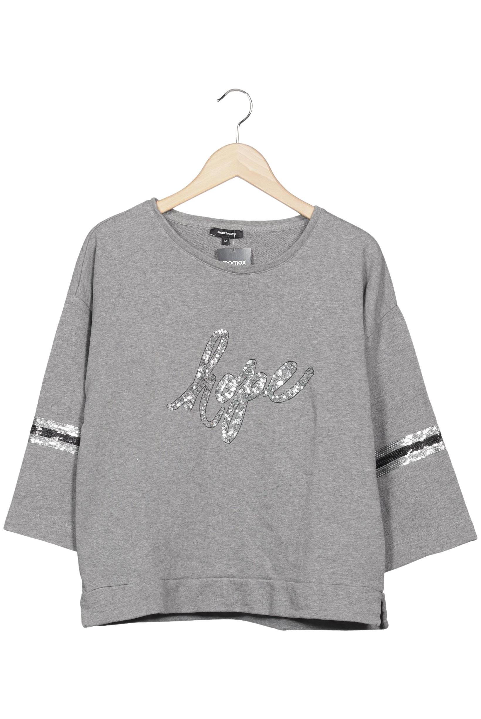 

More & More Damen Sweatshirt, grau, Gr. 42