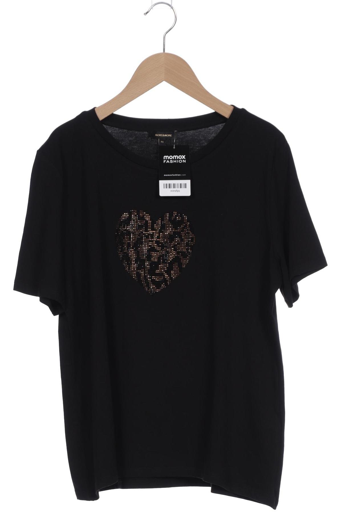 

More & More Damen T-Shirt, schwarz, Gr. 40