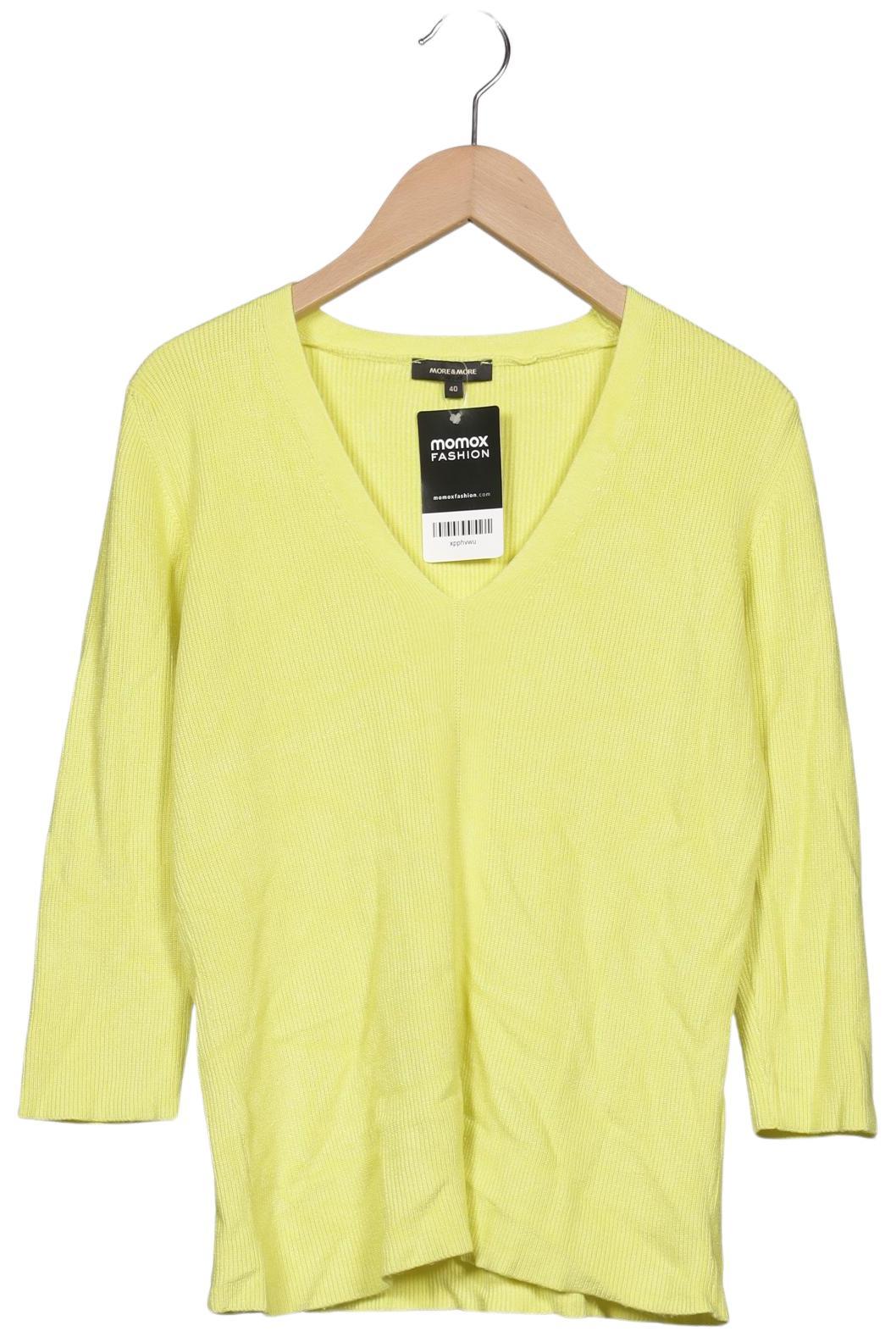 

More & More Damen Pullover, gelb, Gr. 40