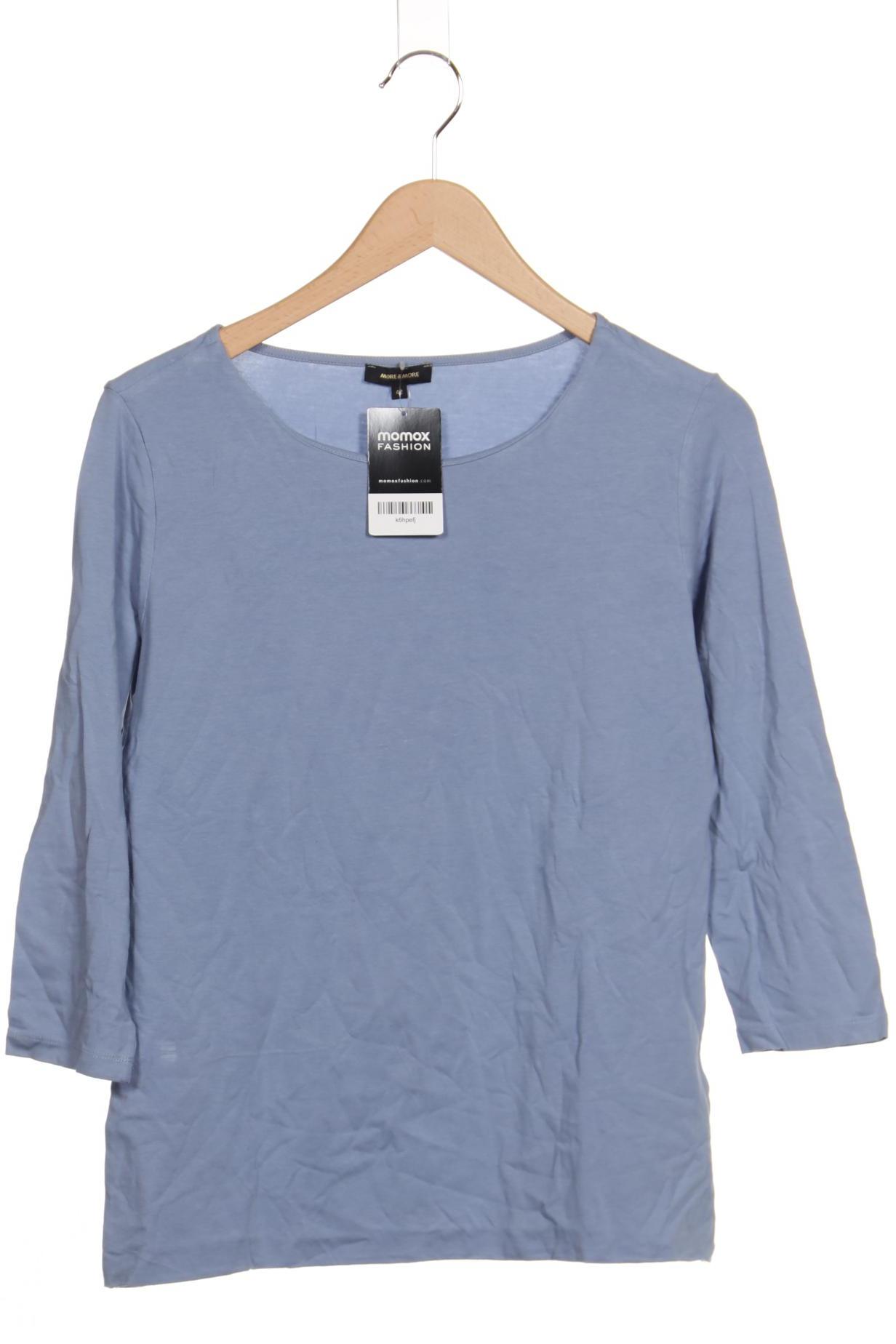 

More & More Damen Langarmshirt, hellblau, Gr. 42