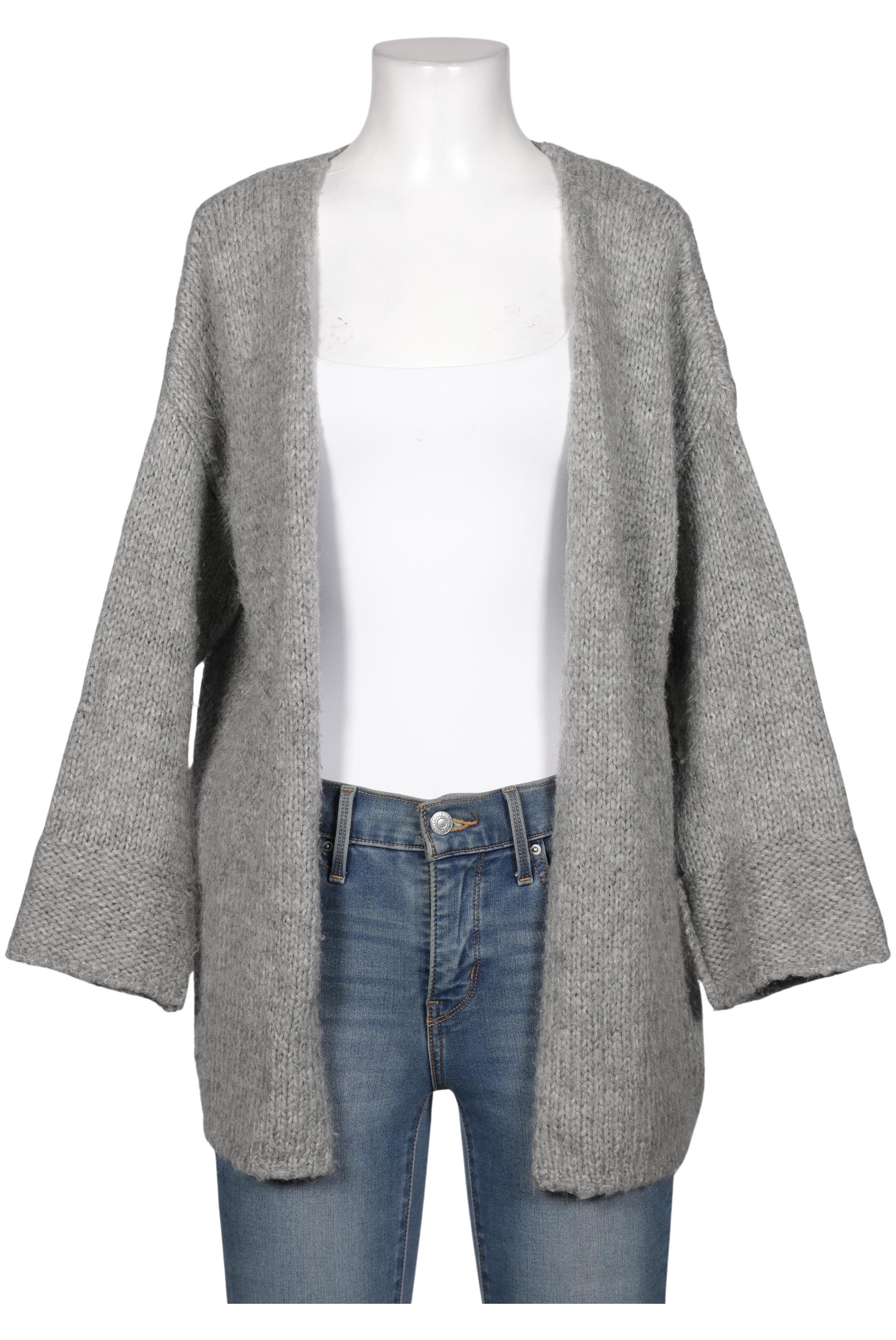 

More & More Damen Strickjacke, grau, Gr. 36