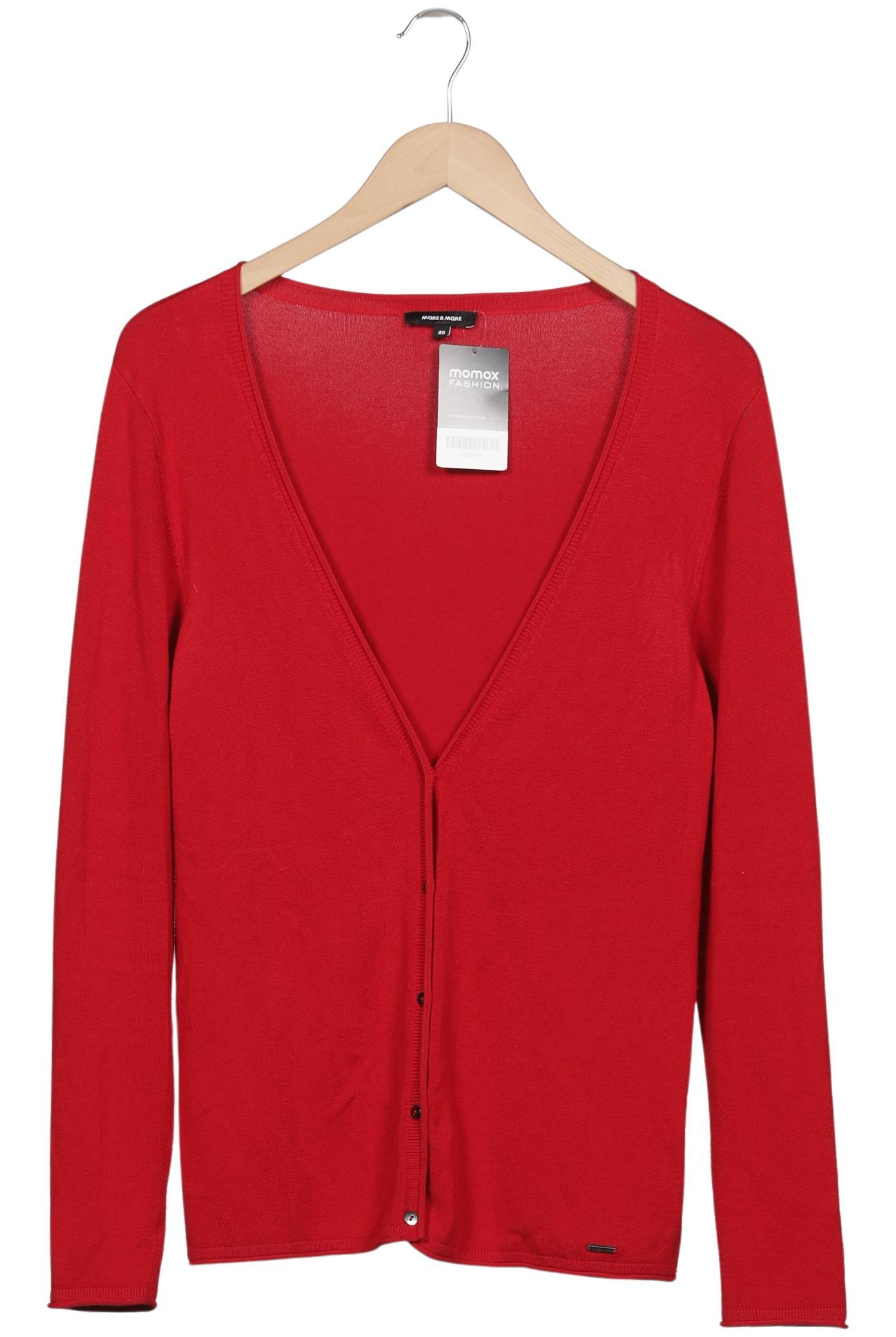 

More & More Damen Strickjacke, rot, Gr. 40