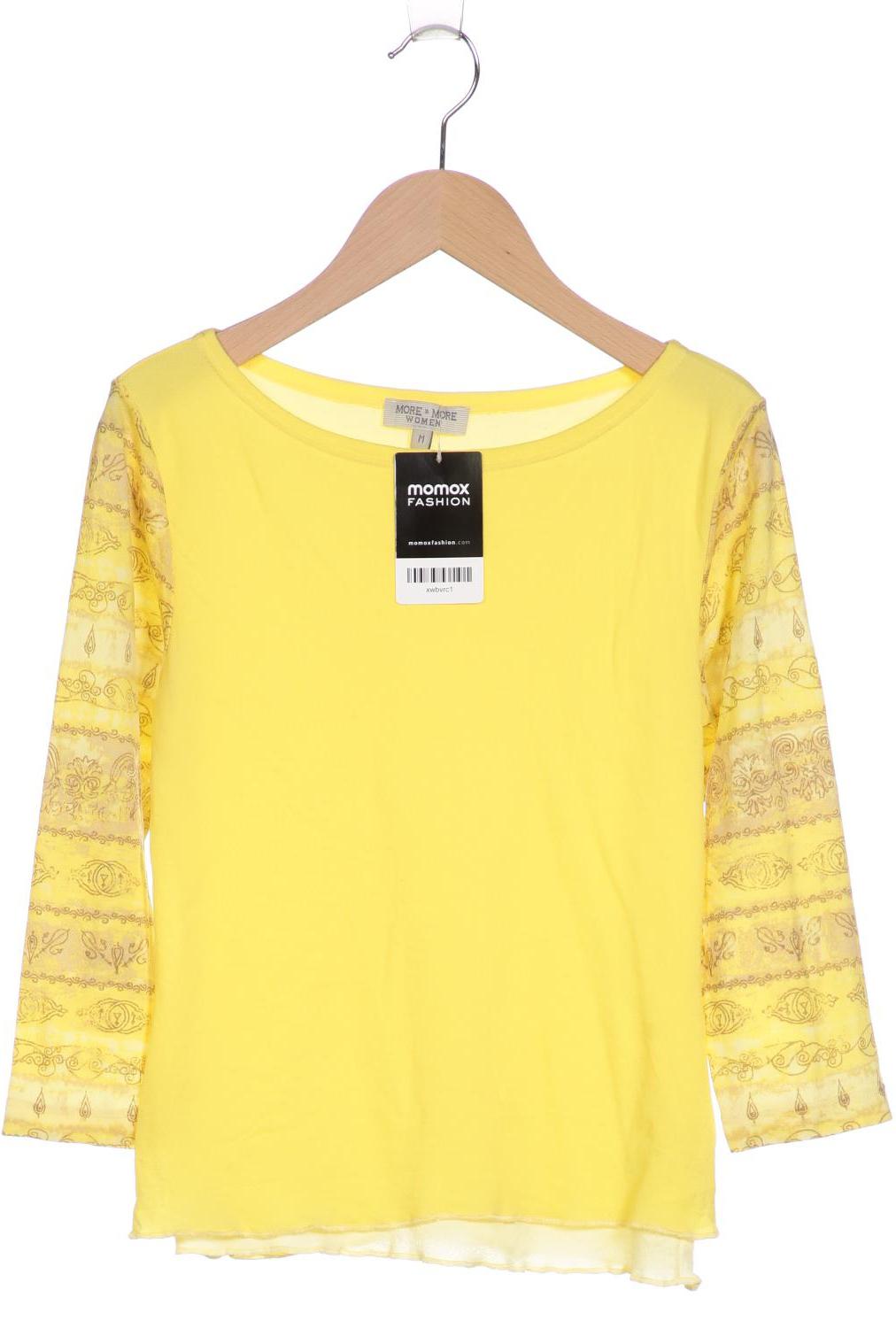 

More & More Damen Langarmshirt, gelb, Gr. 38
