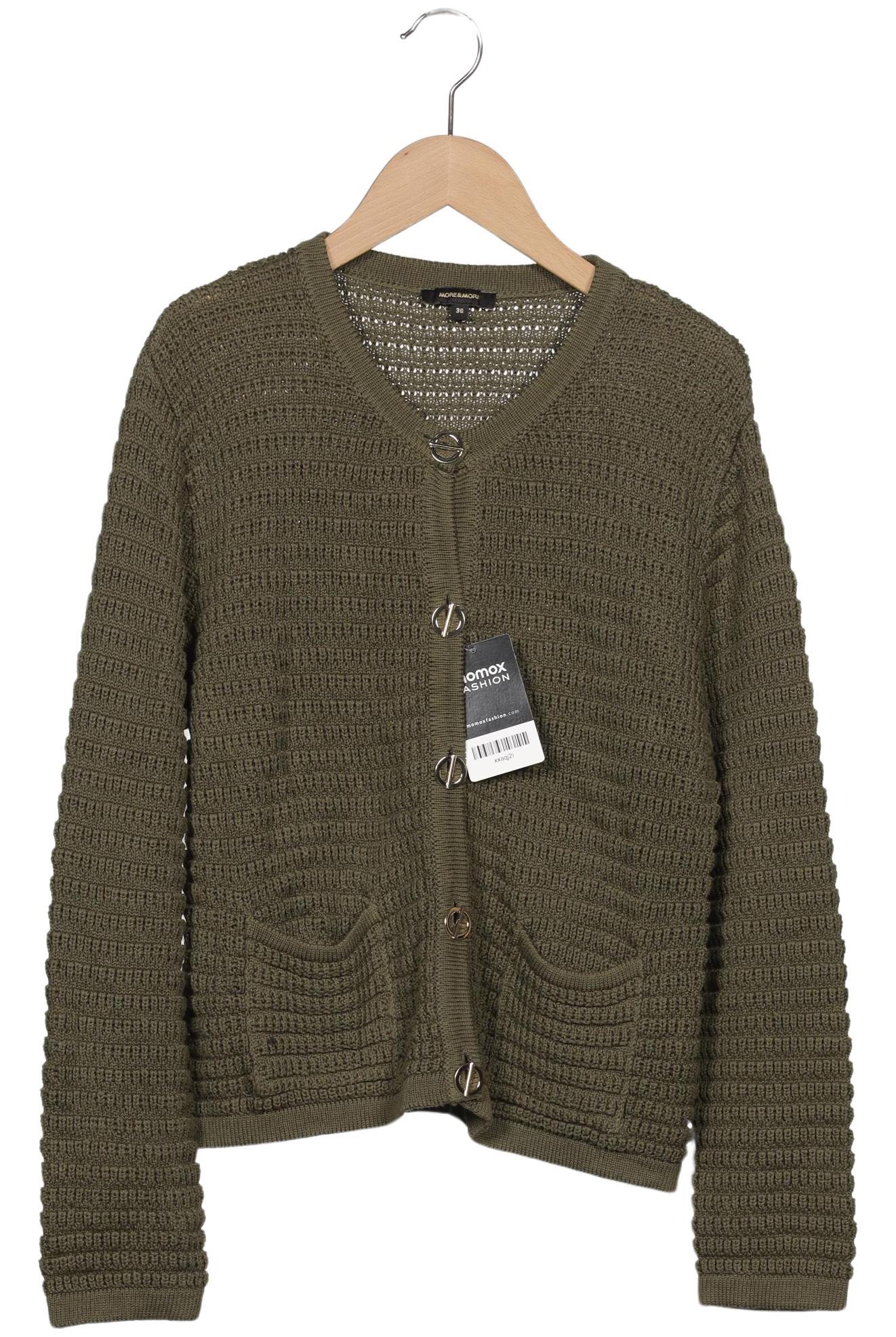

More & More Damen Strickjacke, grün, Gr. 36