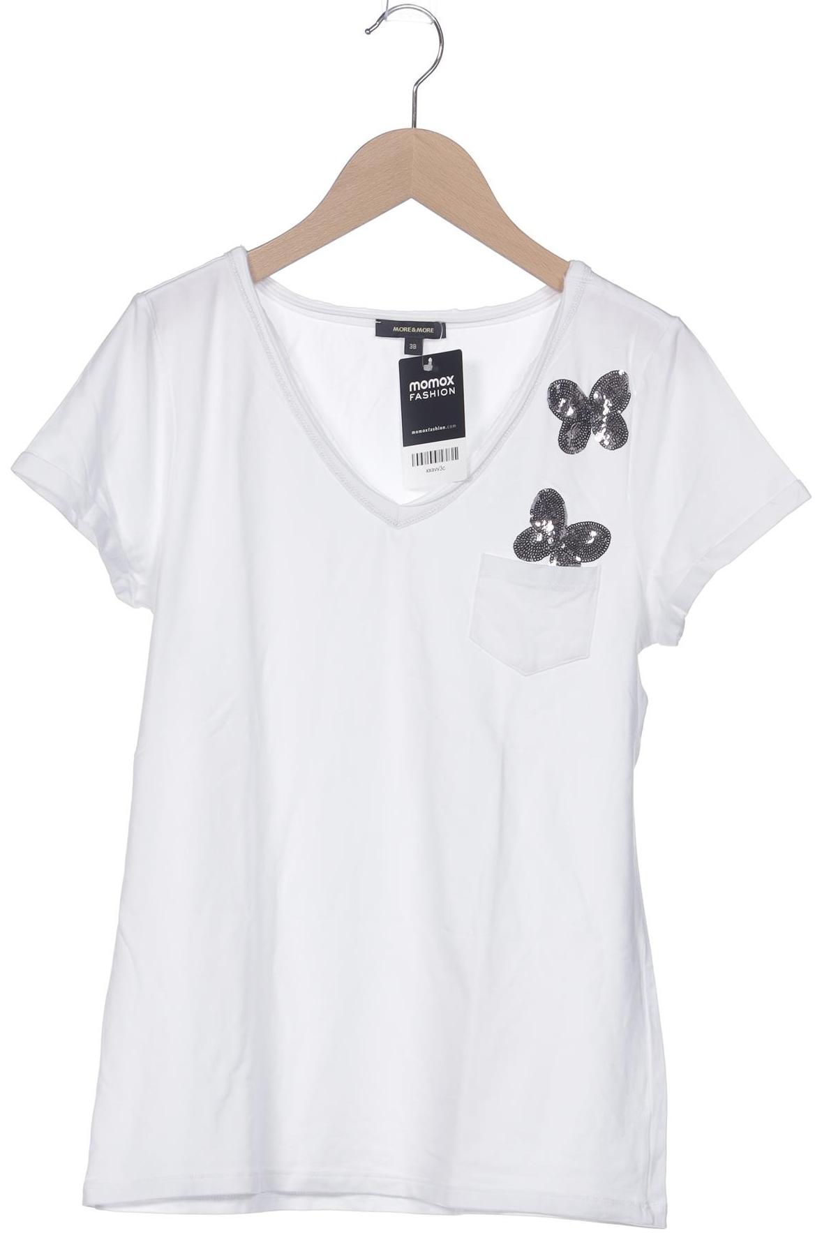 

More & More Damen T-Shirt, weiß, Gr. 38