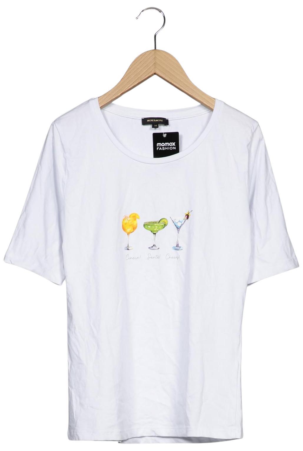 

More & More Damen T-Shirt, weiß, Gr. 38