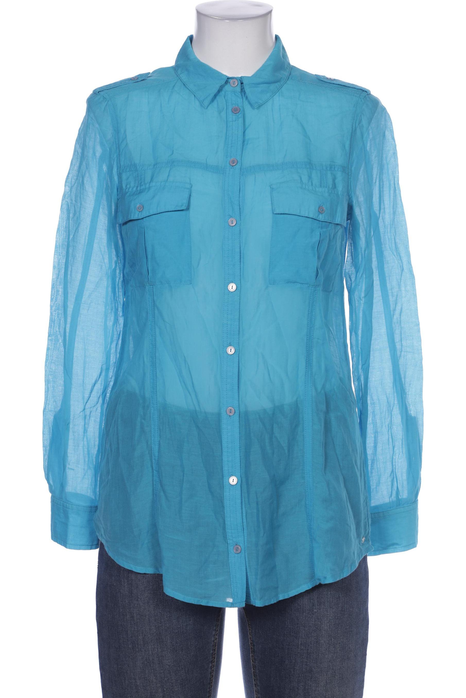 

More & More Damen Bluse, blau, Gr. 38