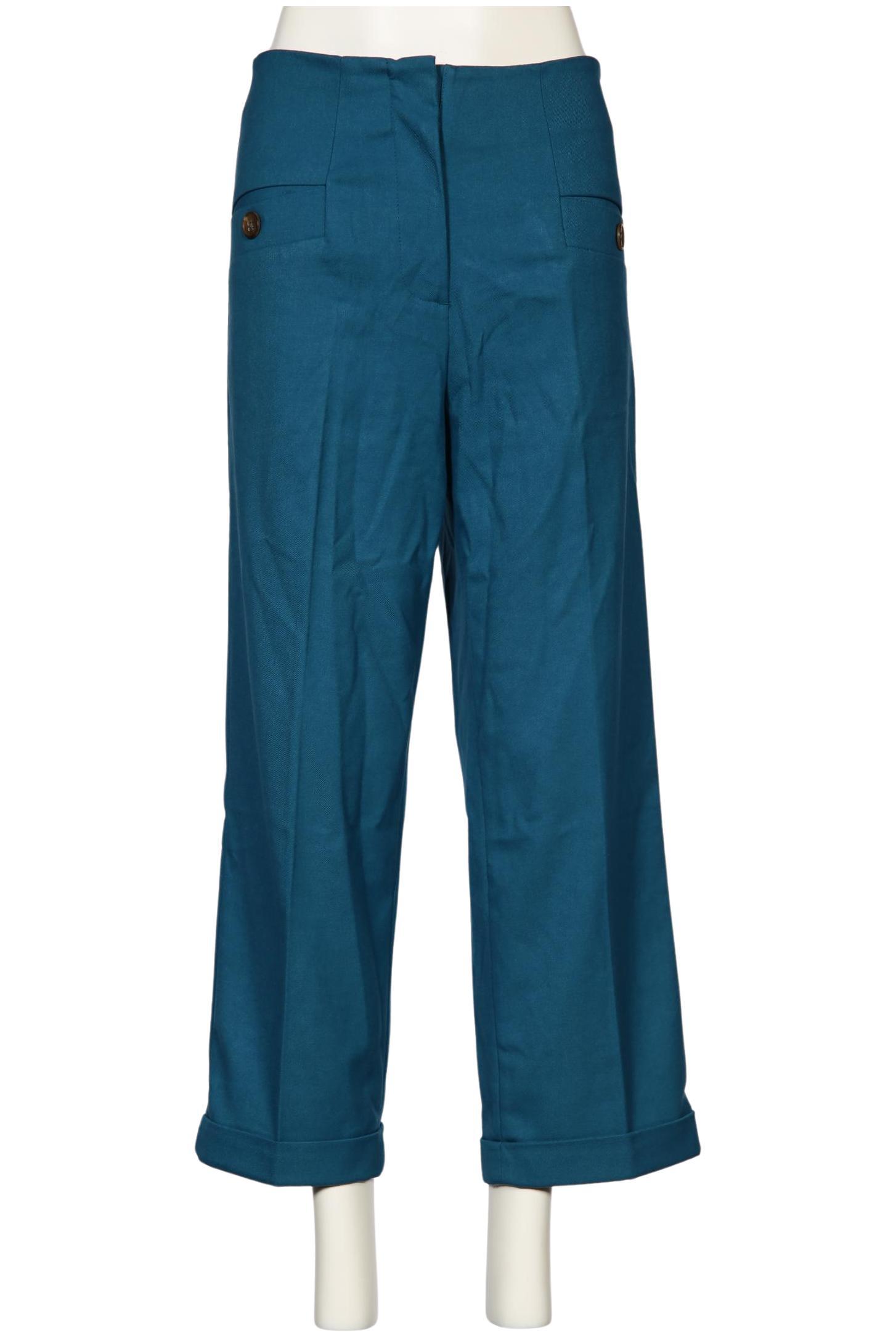 

More & More Damen Stoffhose, türkis, Gr. 38