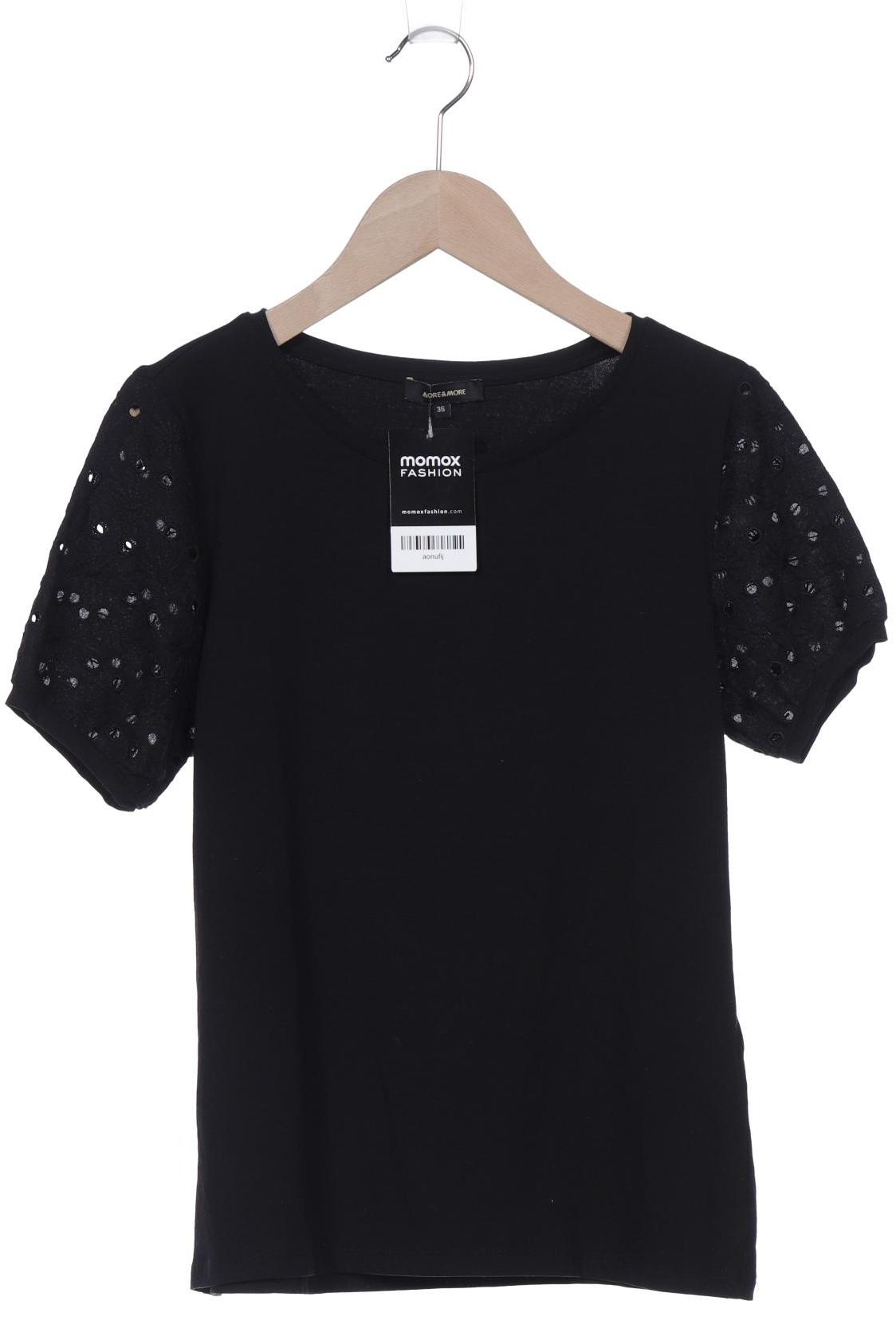 

More & More Damen T-Shirt, schwarz, Gr. 36