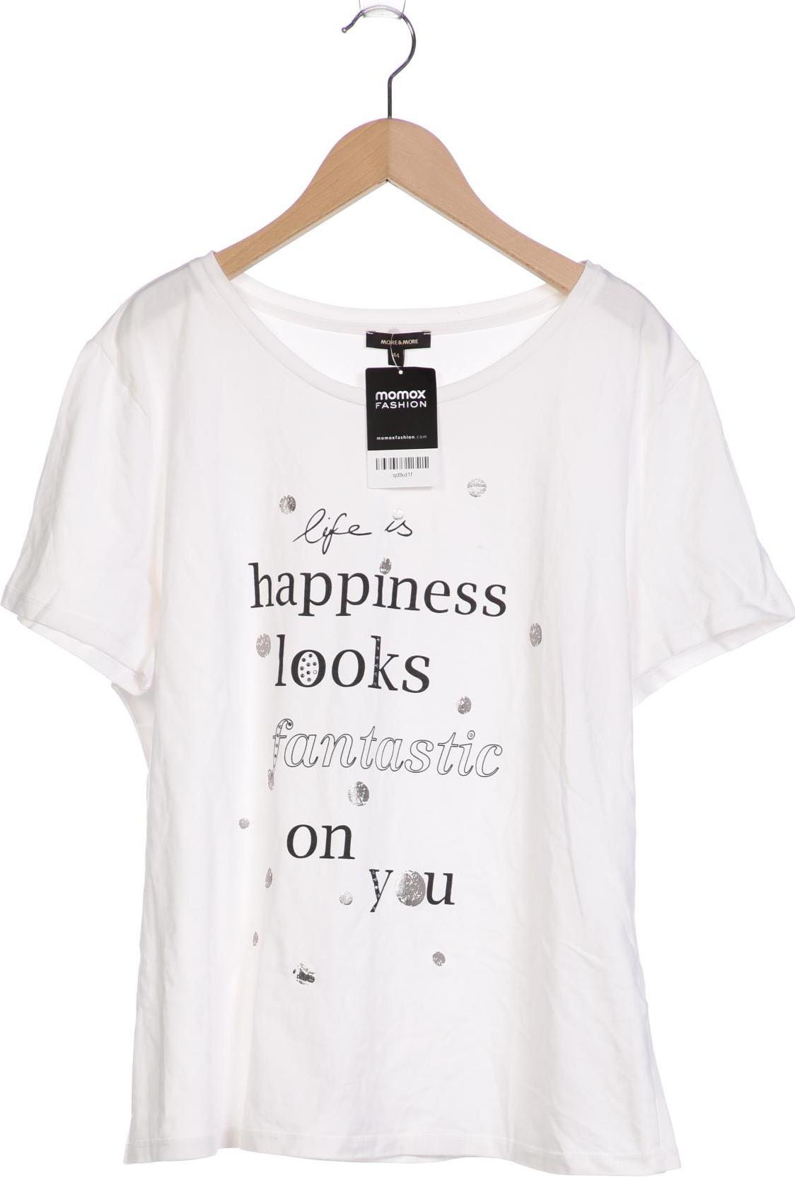 

More & More Damen T-Shirt, weiß, Gr. 44