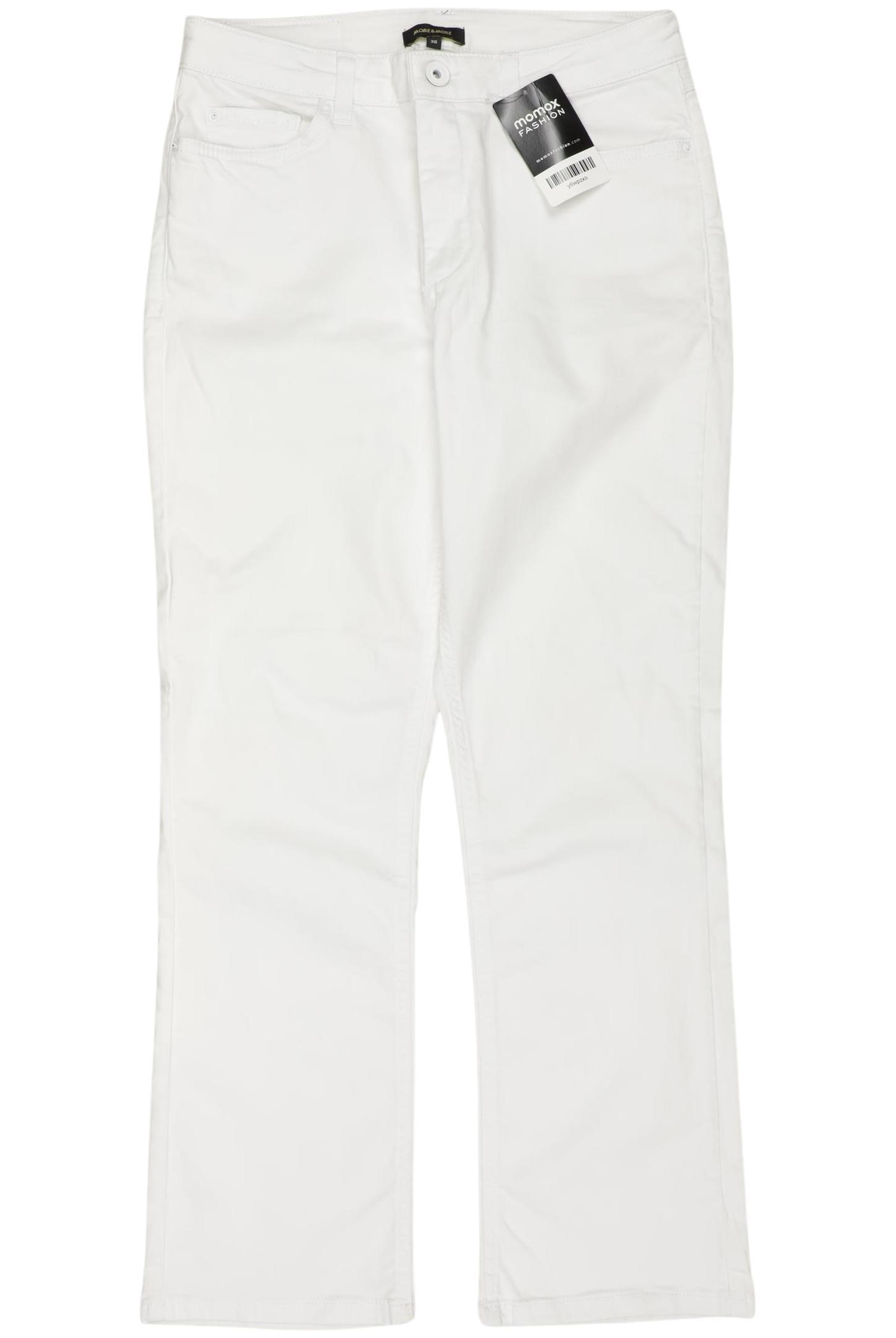 

More & More Damen Stoffhose, weiß, Gr. 36