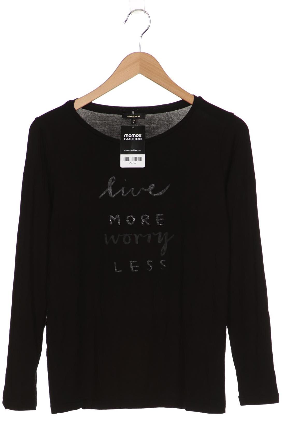 

More & More Damen Langarmshirt, schwarz