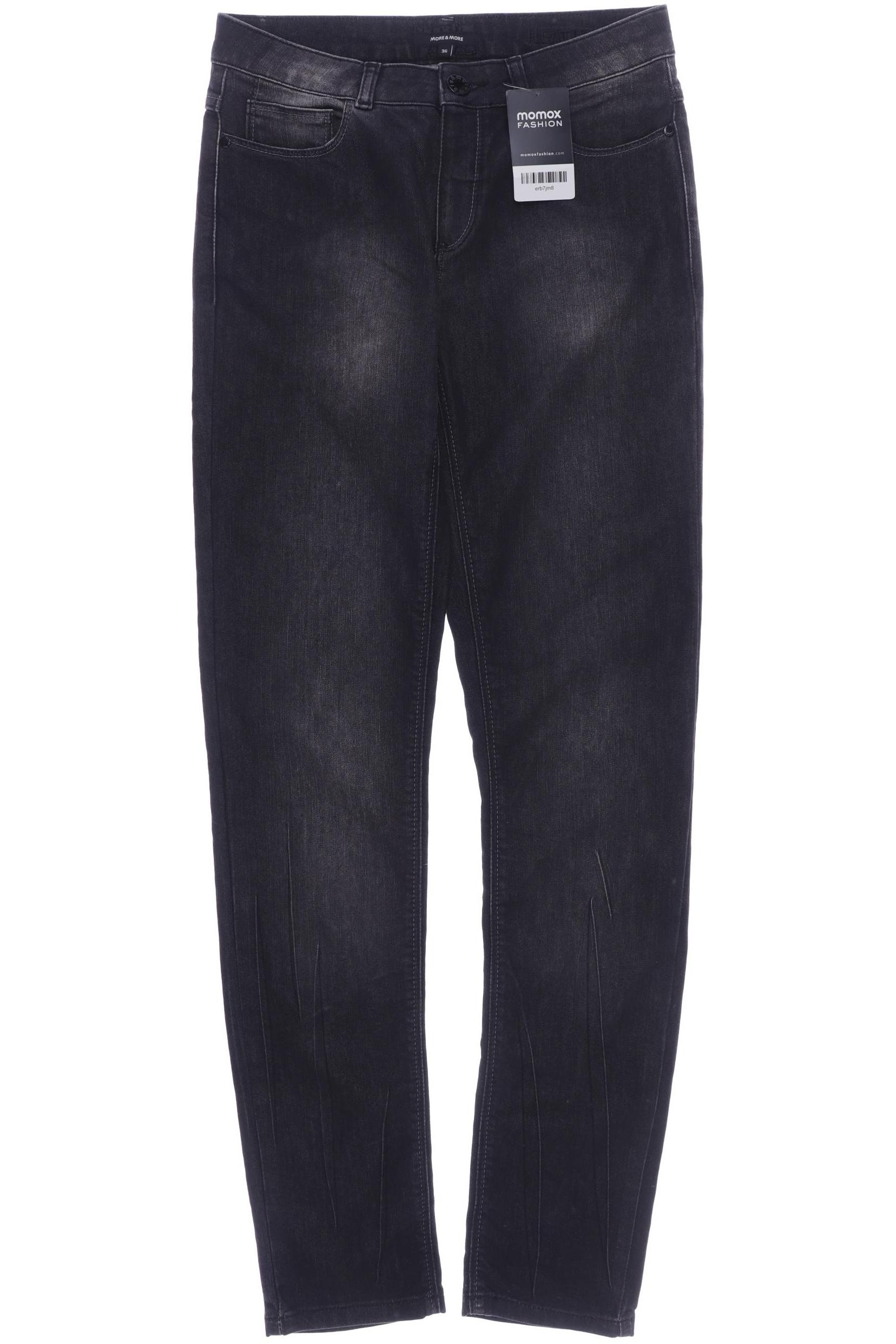 

More & More Damen Jeans, grau, Gr. 36