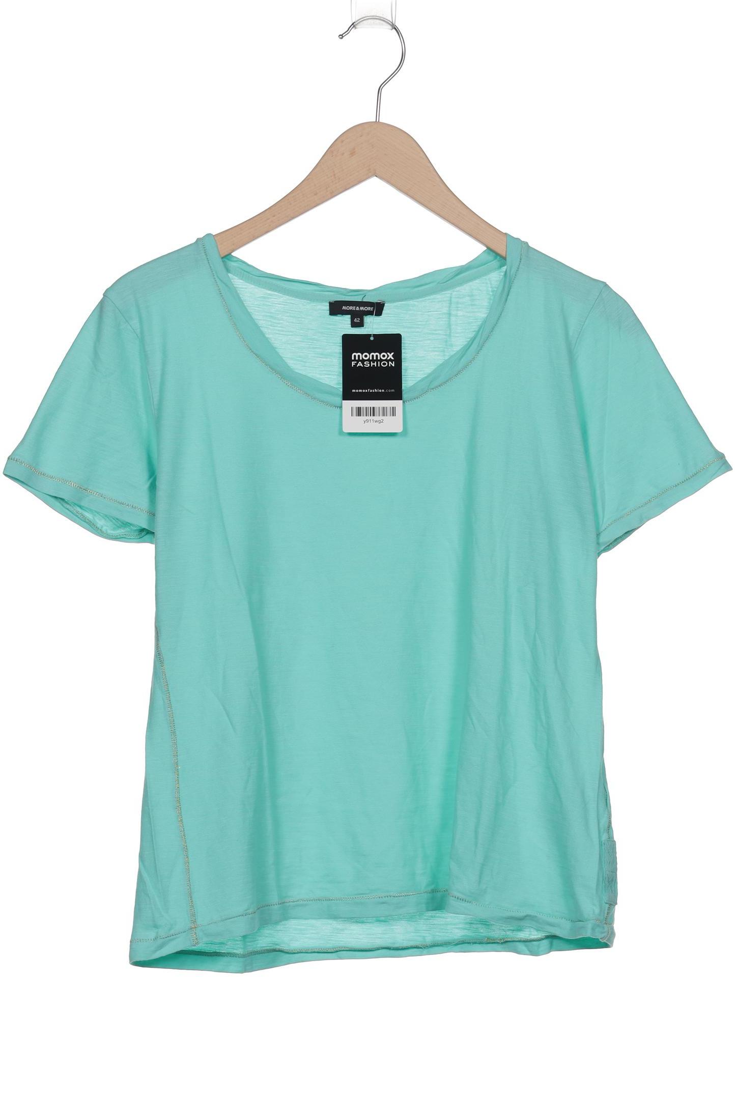 

More & More Damen T-Shirt, türkis, Gr. 42